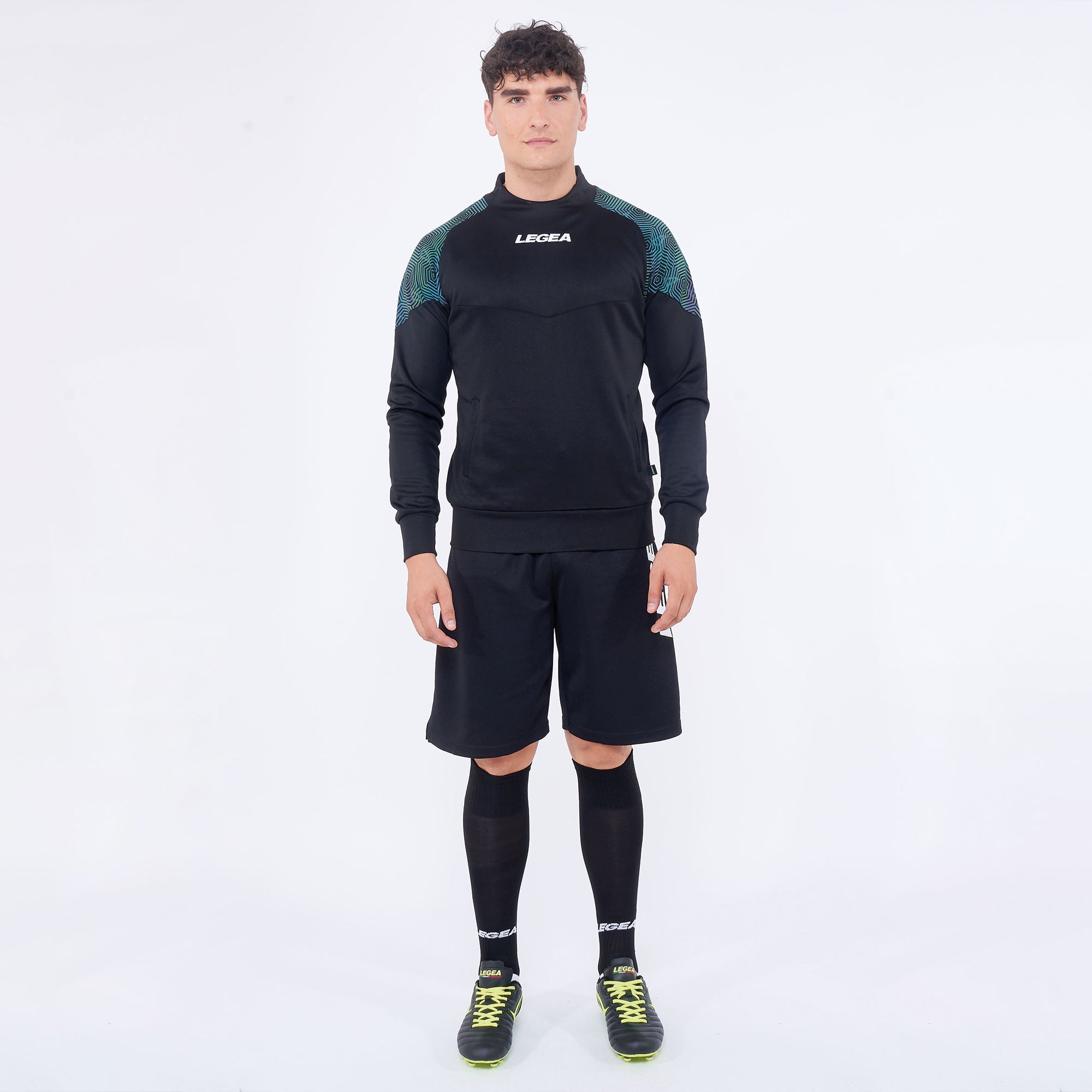 legea-giacca-con-zip-petra-nero-verde-tiffany-m image 6