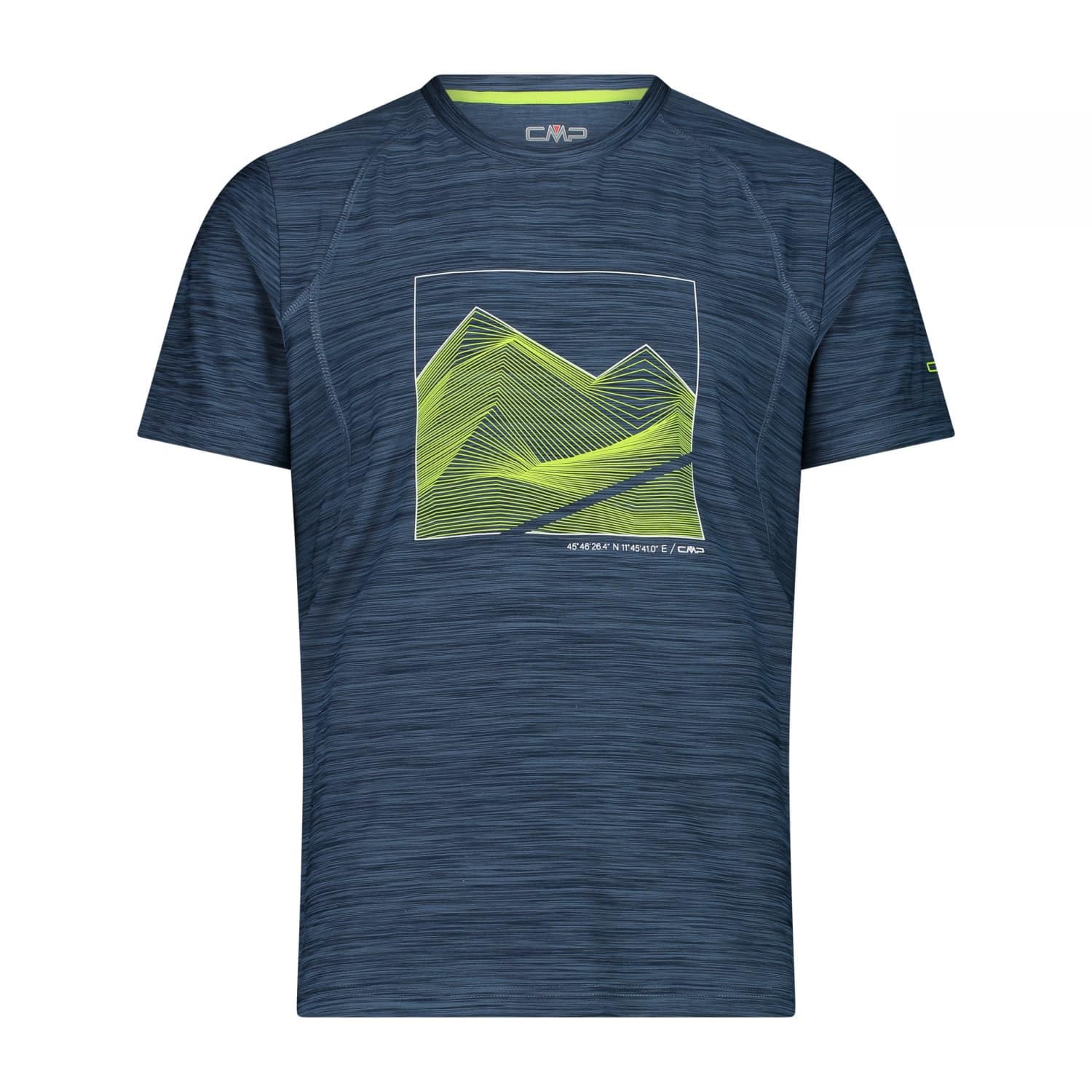 cmp-t-shirt-elasticizzata-jersey-melange-uomo image 8