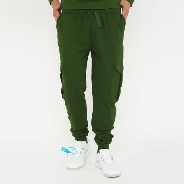 legea-f-cargo-pantaloni-sportivi-cargo-verde-militare-m image 1