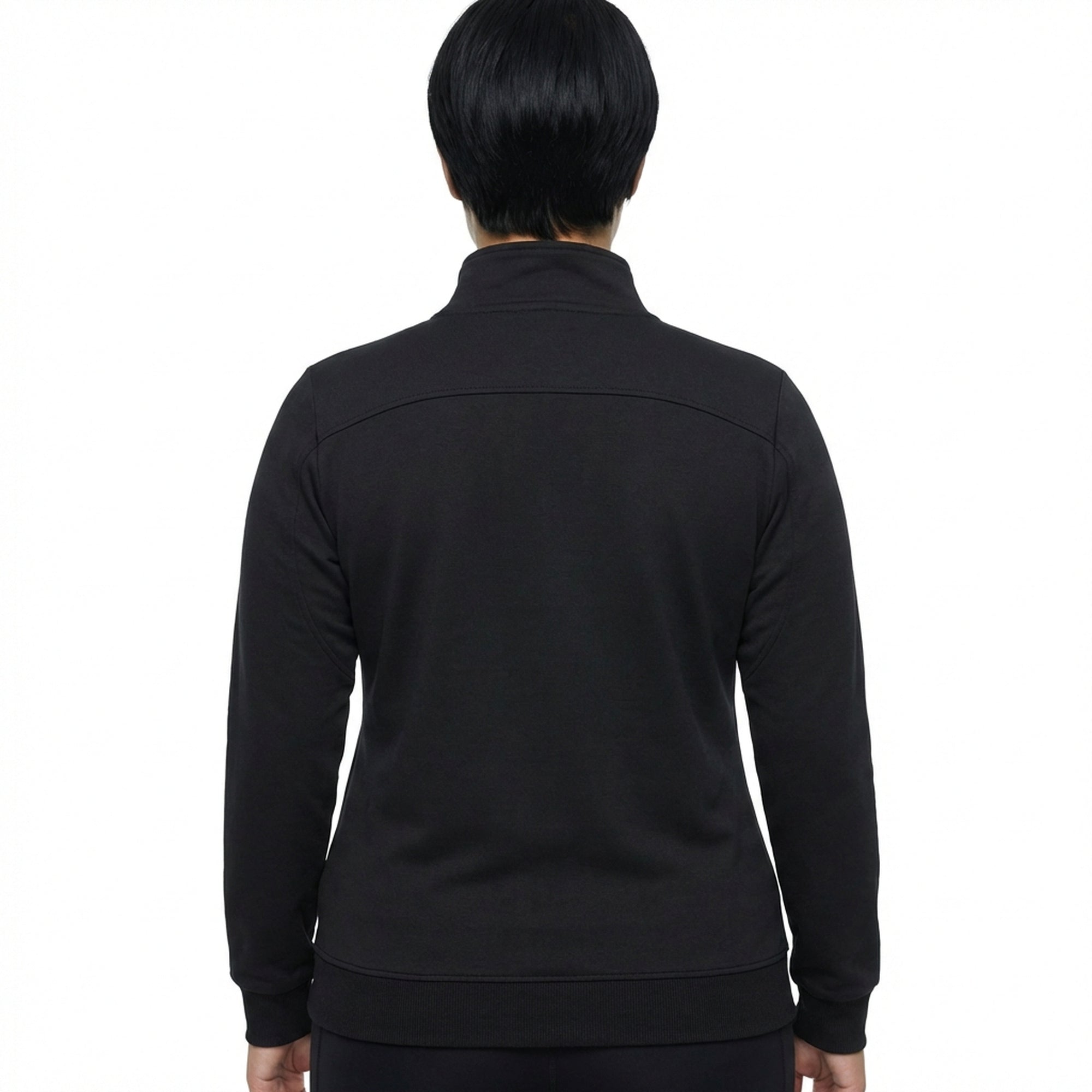 legea-karida-felpa-con-mezza-zip-oversize-nero-4xl image 2