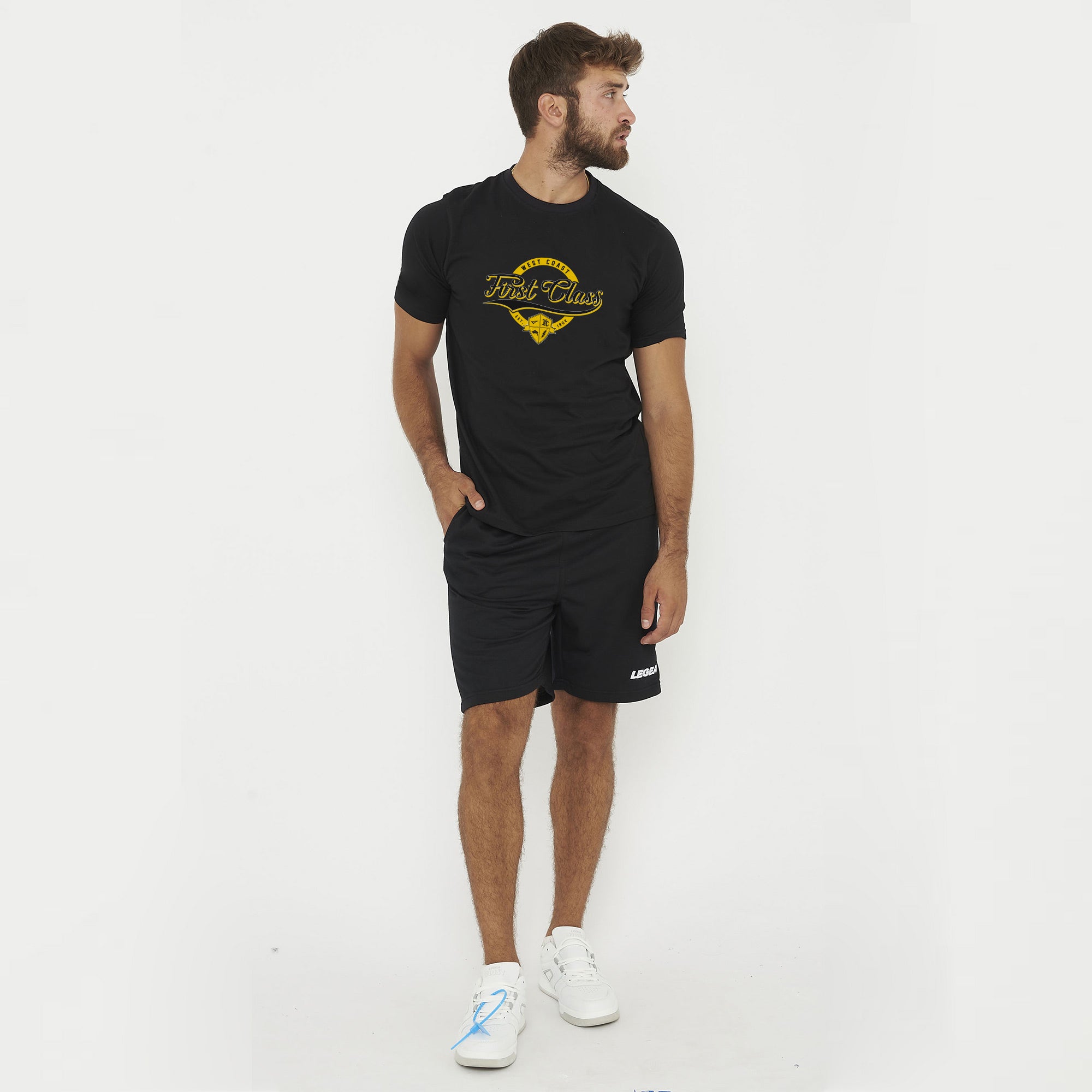 legea-first-class-t-shirt-in-cotone-nera-m image 5
