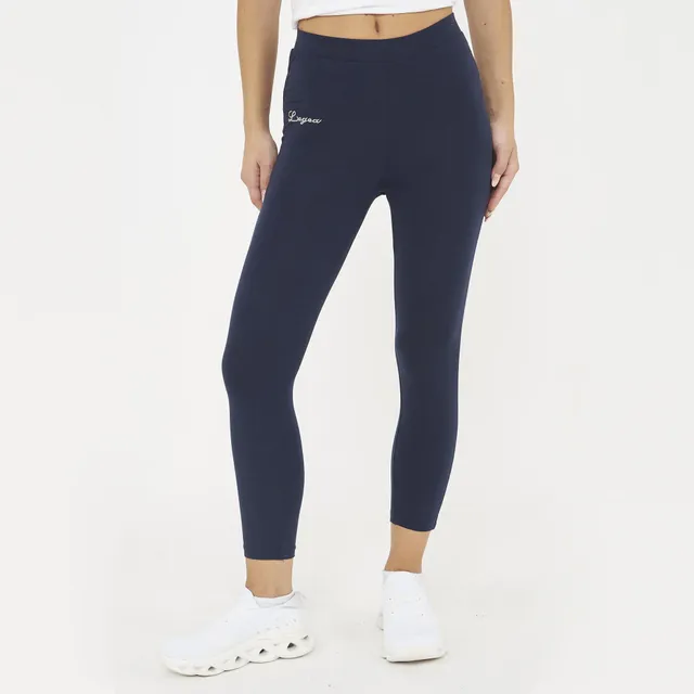 legea-yren-leggings-capri-cotone-allenamento-blu-l image 1