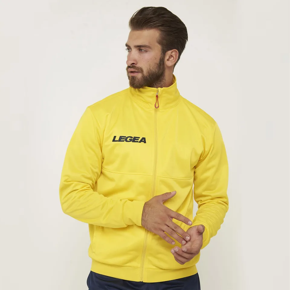 legea-cuba-giacca-sportiva-con-zip-gialla-l image 1