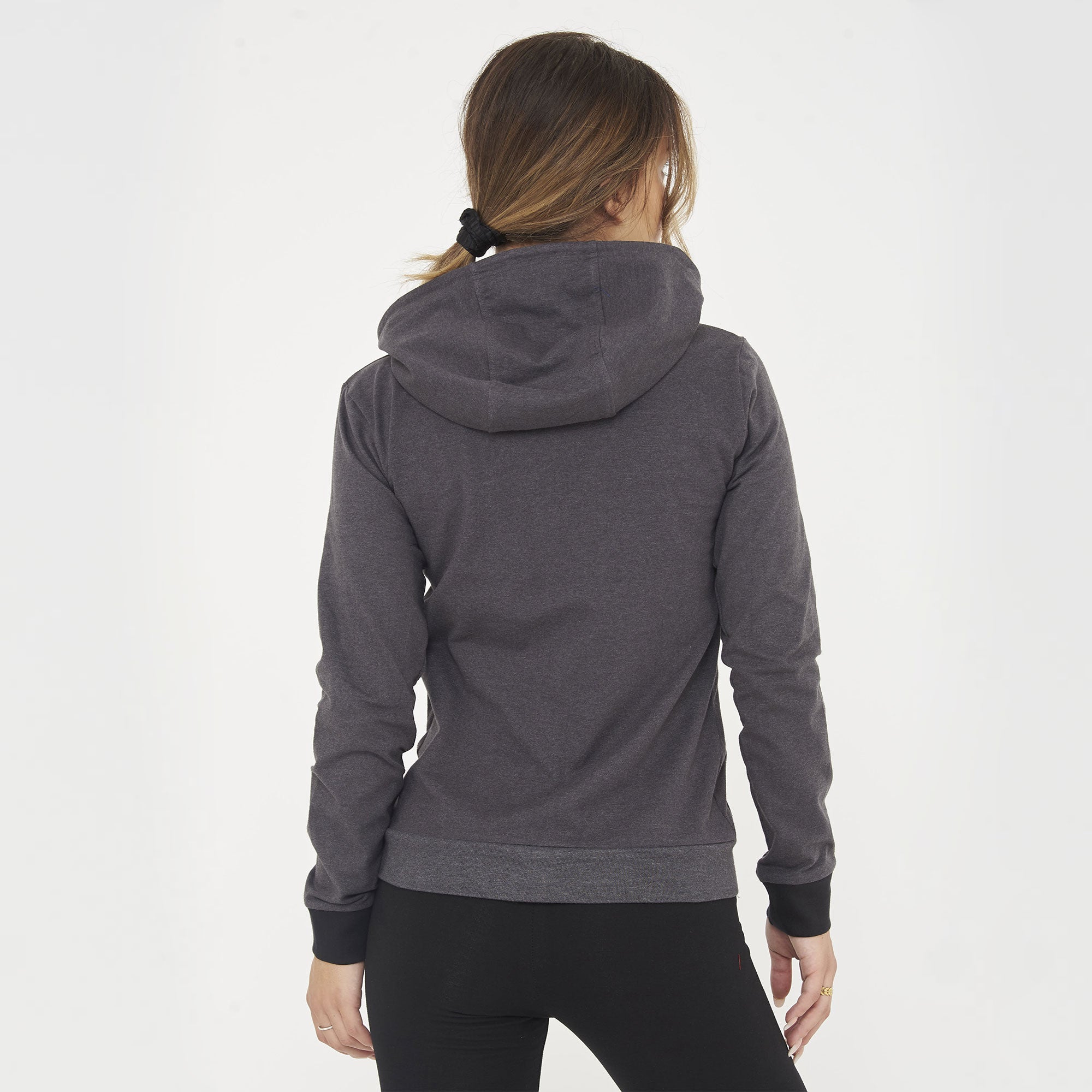 legea-layca-felpa-leggera-con-zip-e-cappuccio-grigio-melange-xs image 4