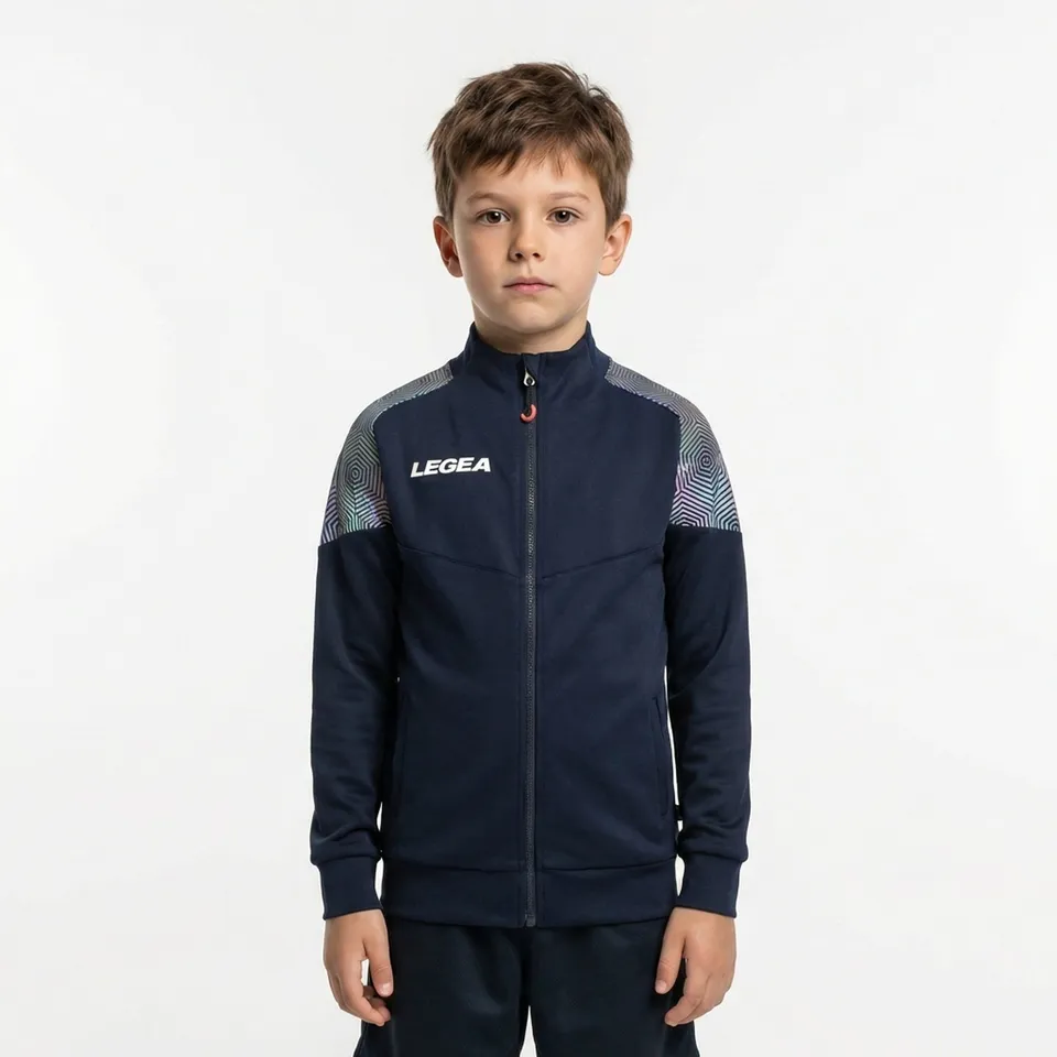 legea-manila-giacca-con-zip-antivento-blu-2xs image 1