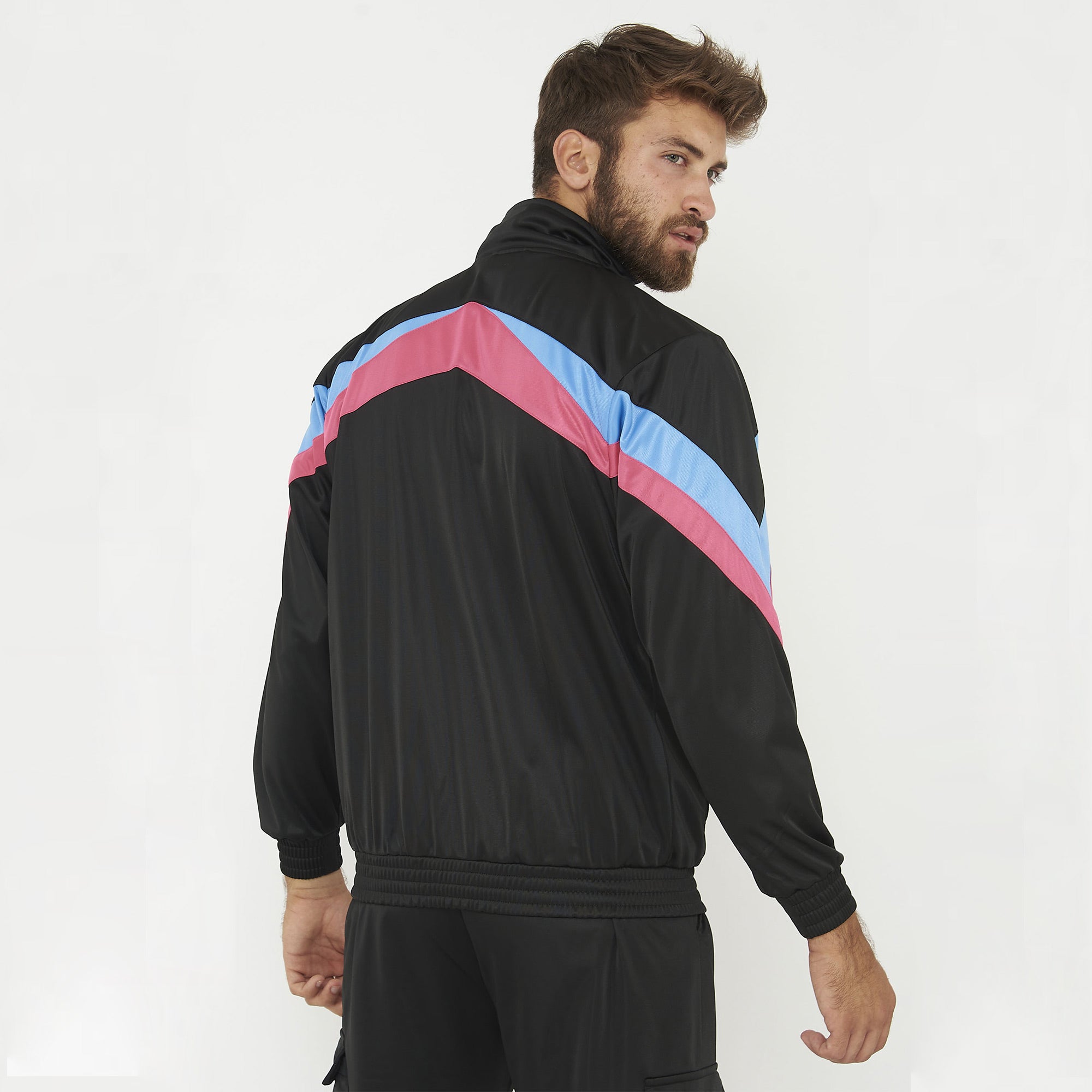 legea-giacca-con-zip-vintage-loose-nero-fucsia-l image 4