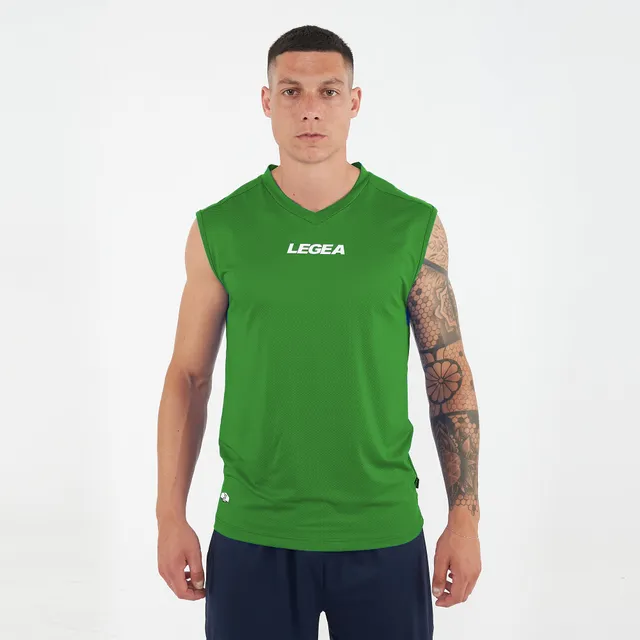 legea-svevia-canotta-basket-donna-verde-2xs image 1