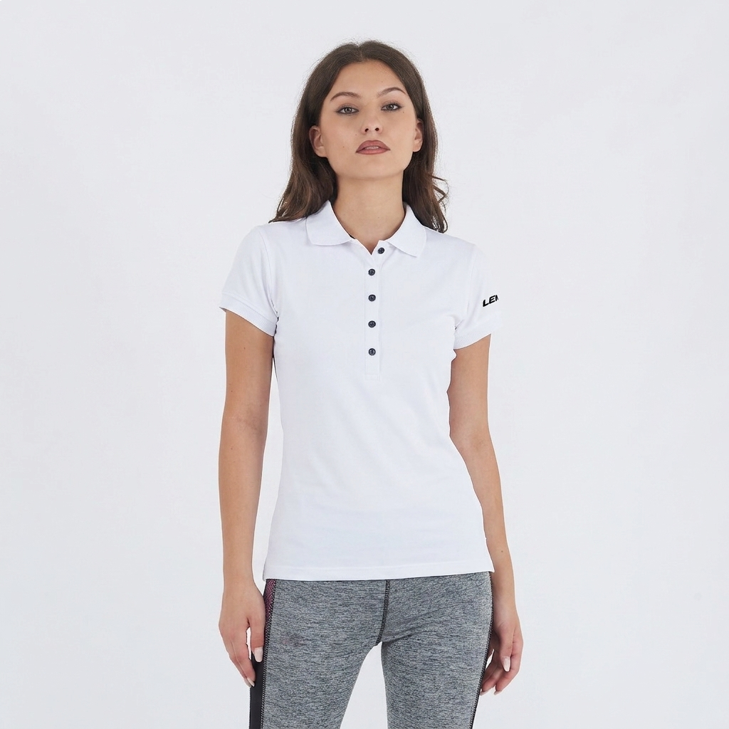 legea-sud-silver-polo-donna-mezze-maniche-bianco-xs image 1