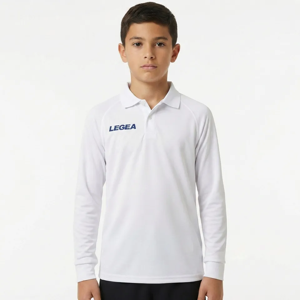 legea-nord-gold-polo-a-maniche-lunghe-bianco-xs image 1