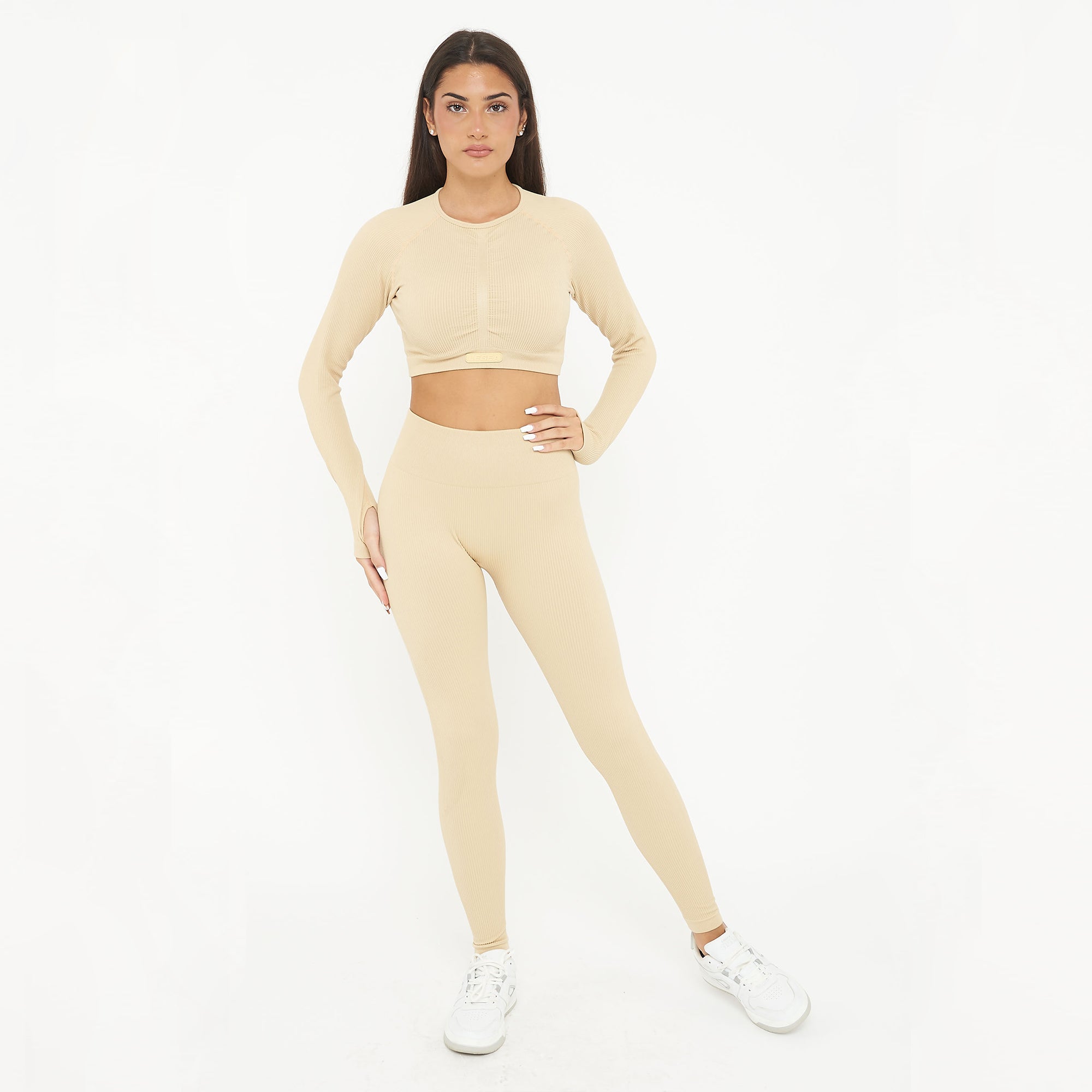 legea-completino-da-allenamento-imala-burner-sabbia-donna image 1