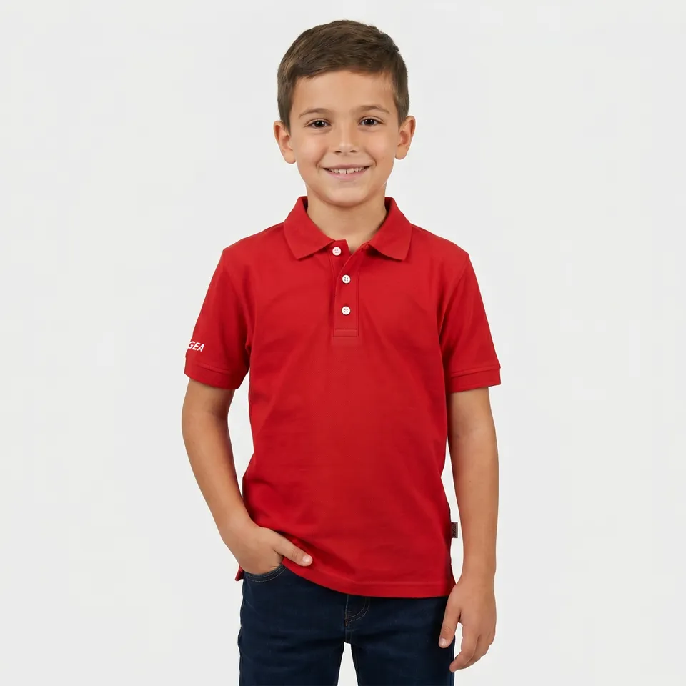 legea-ariete-polo-in-cotone-per-bambini-e-ragazzi-rosso-xs image 1