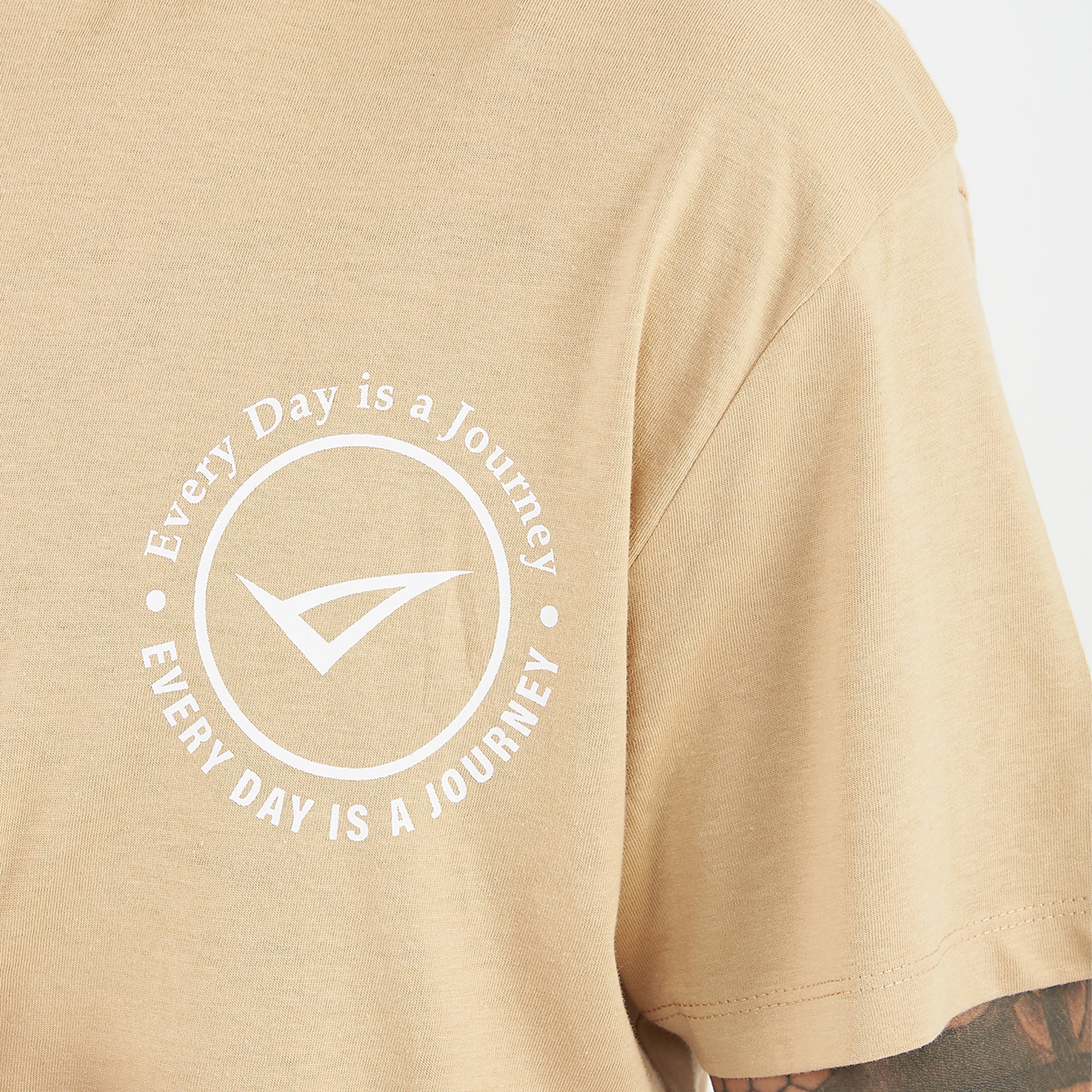 legea-traveller-t-shirt-in-cotone-beige-xs image 3