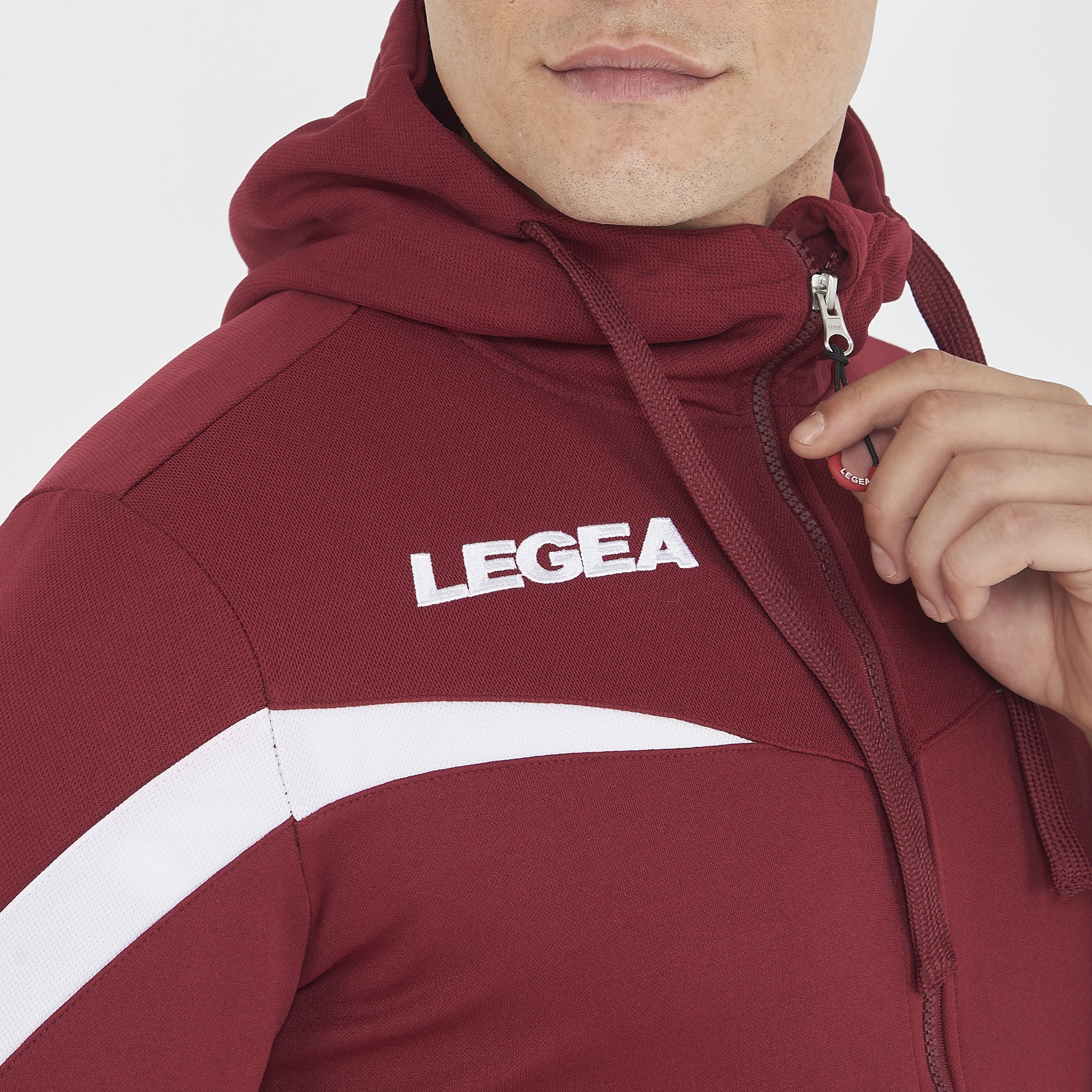 legea-giacca-sportiva-con-cappuccio-turchia-granata-bianco-l image 4