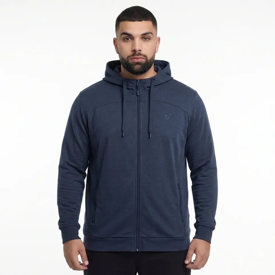 legea-sail-giacca-sportiva-cotone-oversize-con-cappuccio-blu image 1