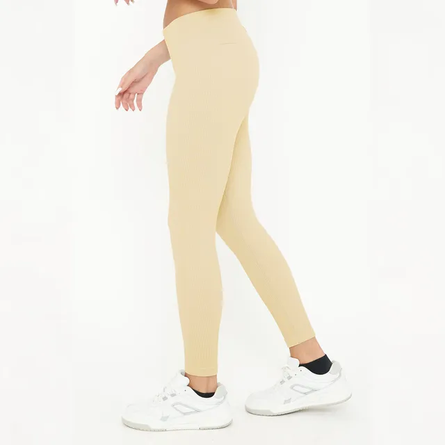 legea-burner-leggings-fitness-donna-sabbia-s image 1