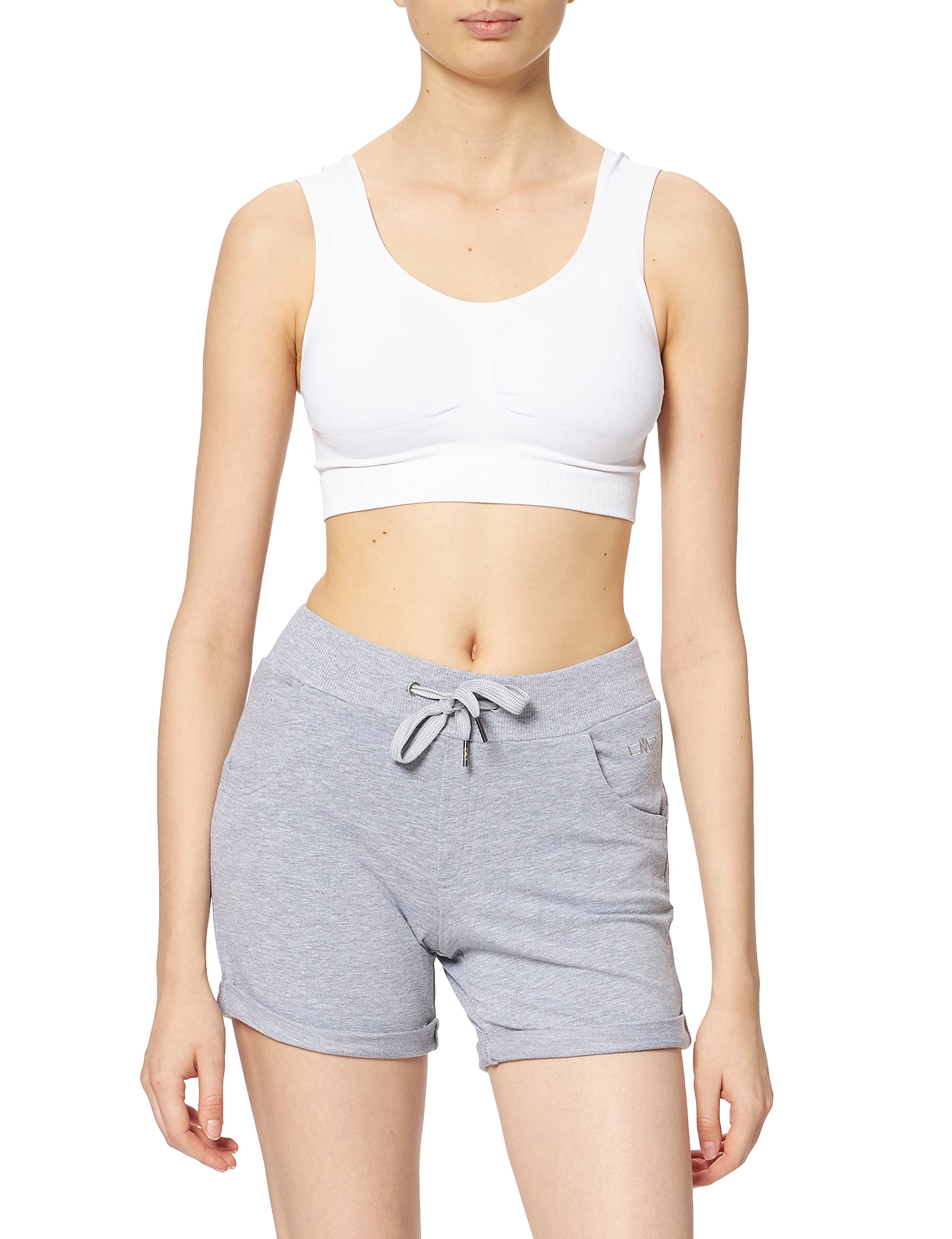 cmp-bermuda-fitness-donna-grigio-m-42-pantaloni-corti image 1