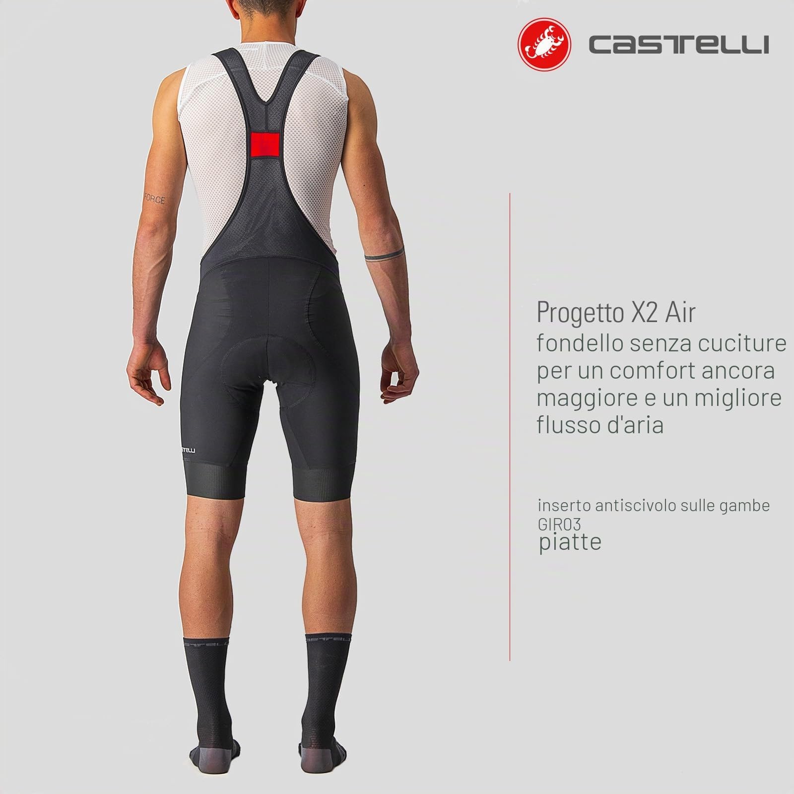 castelli-endurance-3-bibshort-pantaloncini-ciclismo-uomo-con-bretelle image 5