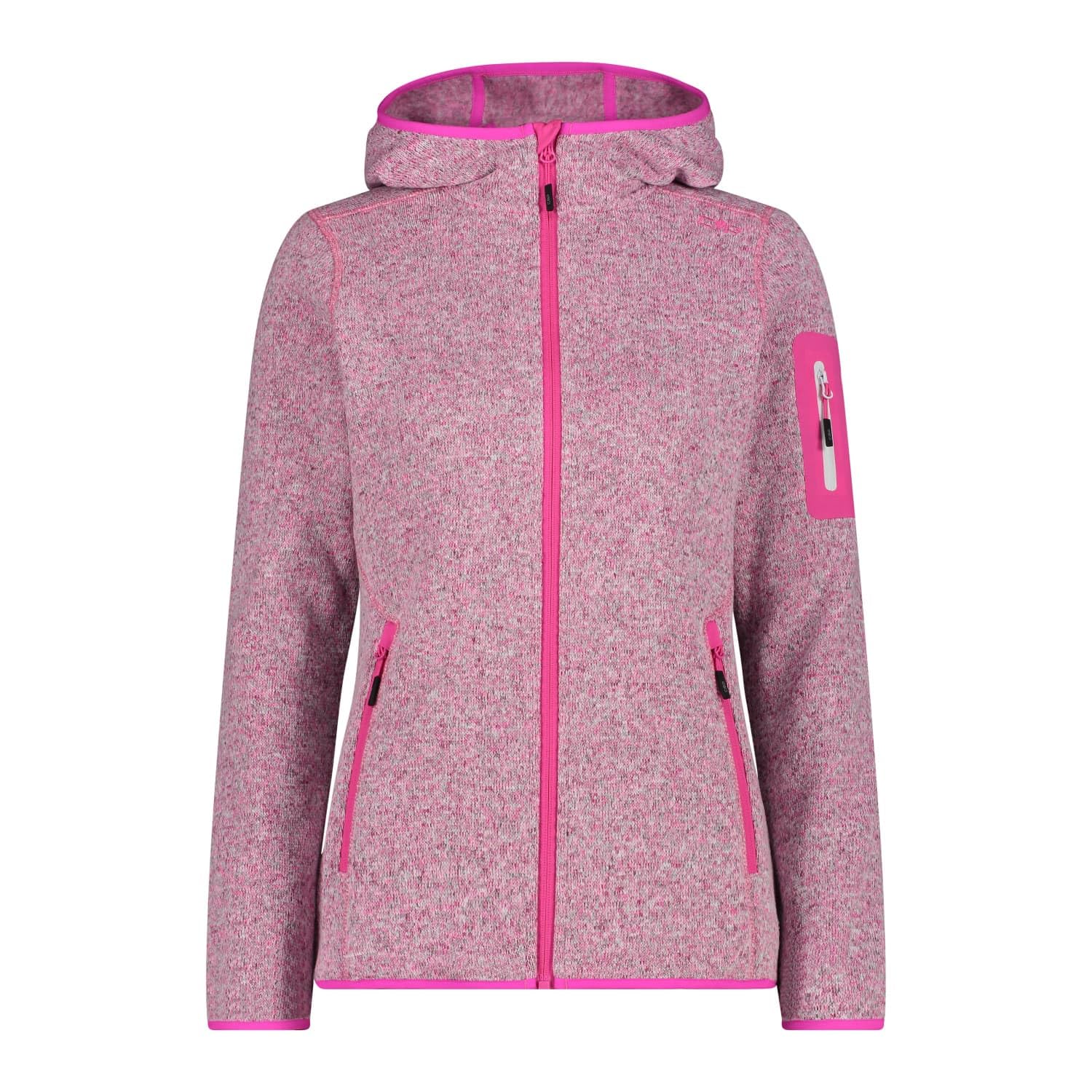 cmp-giacca-knit-tech-con-cappuccio-fisso-donna image 7