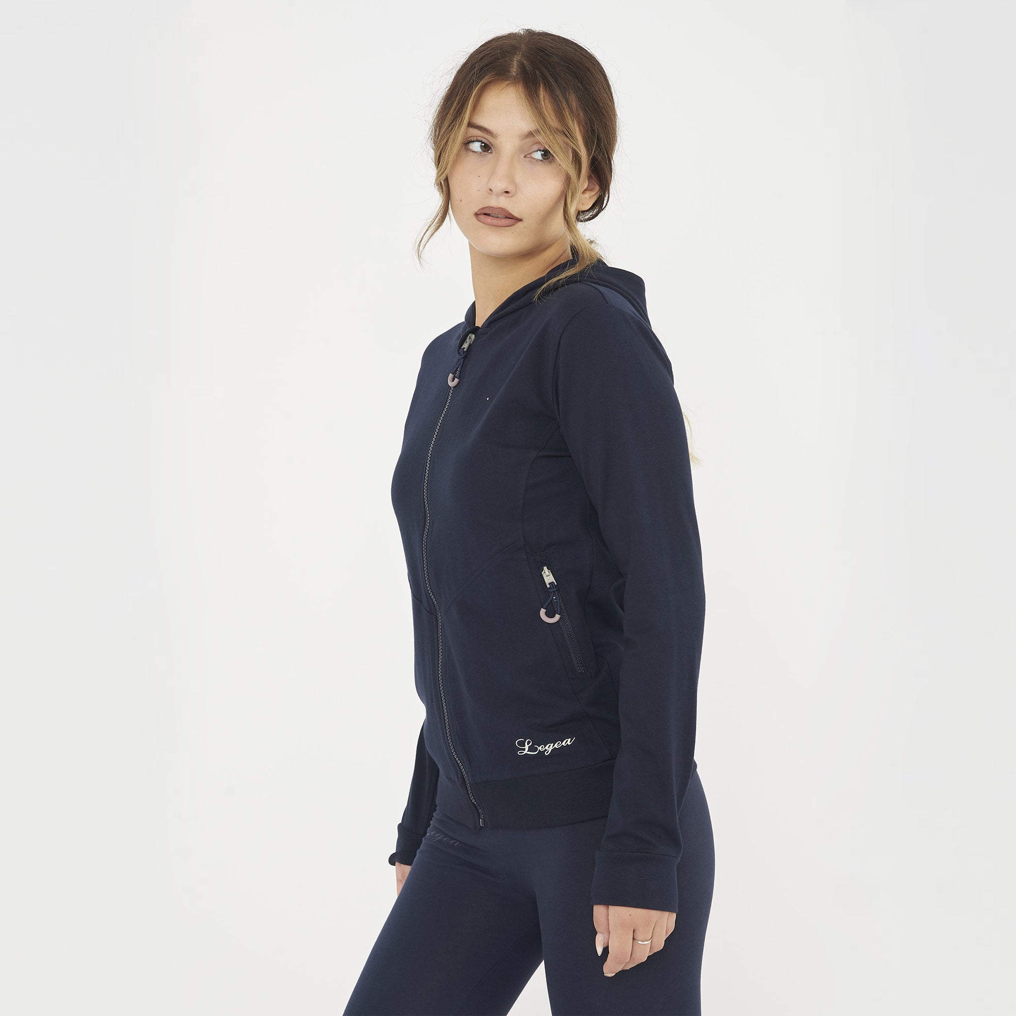 legea-felpa-layca-leggera-con-zip-e-cappuccio-blu-l image 3