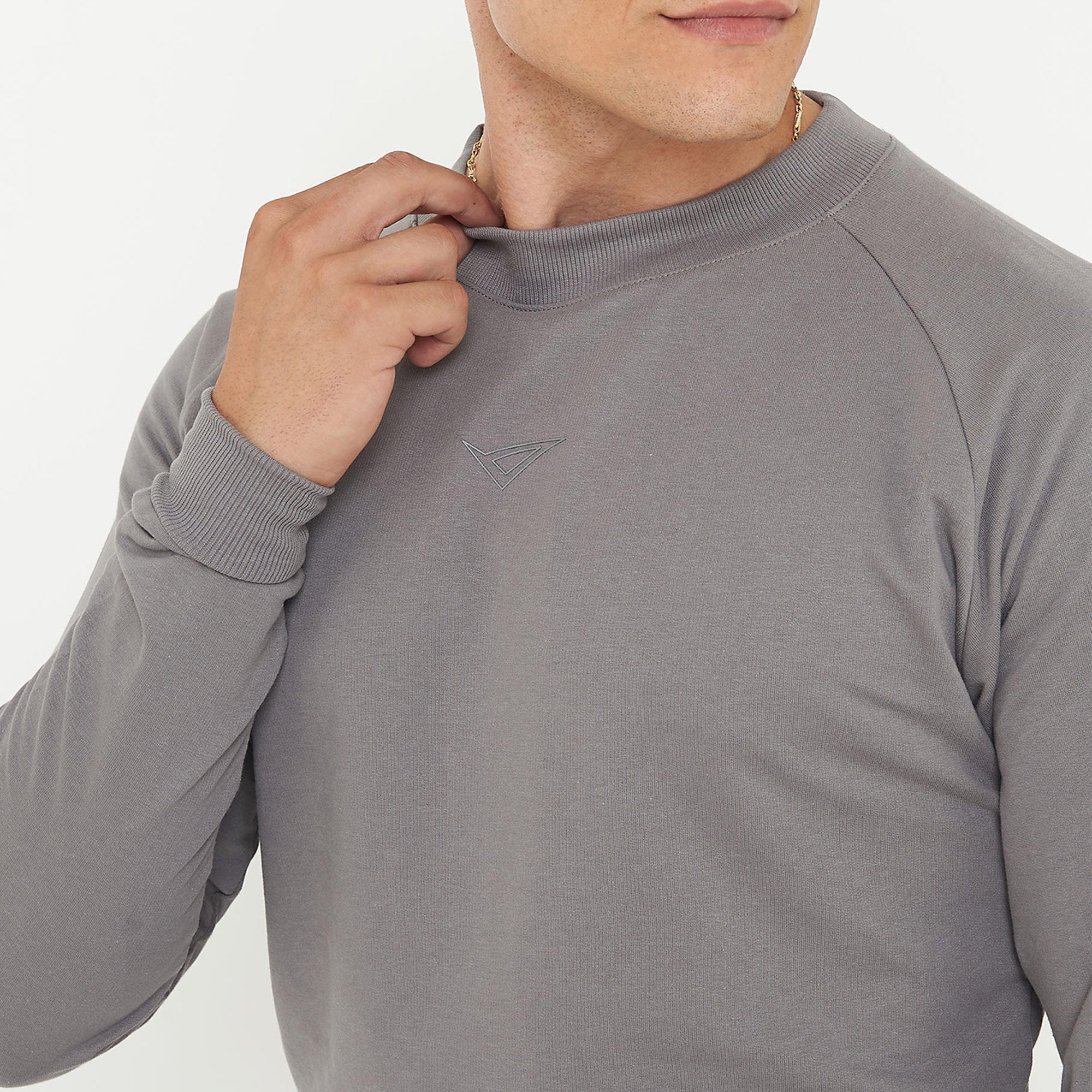 legea-f-gorn-felpa-cotone-girocollo-grigio-scuro-s image 3