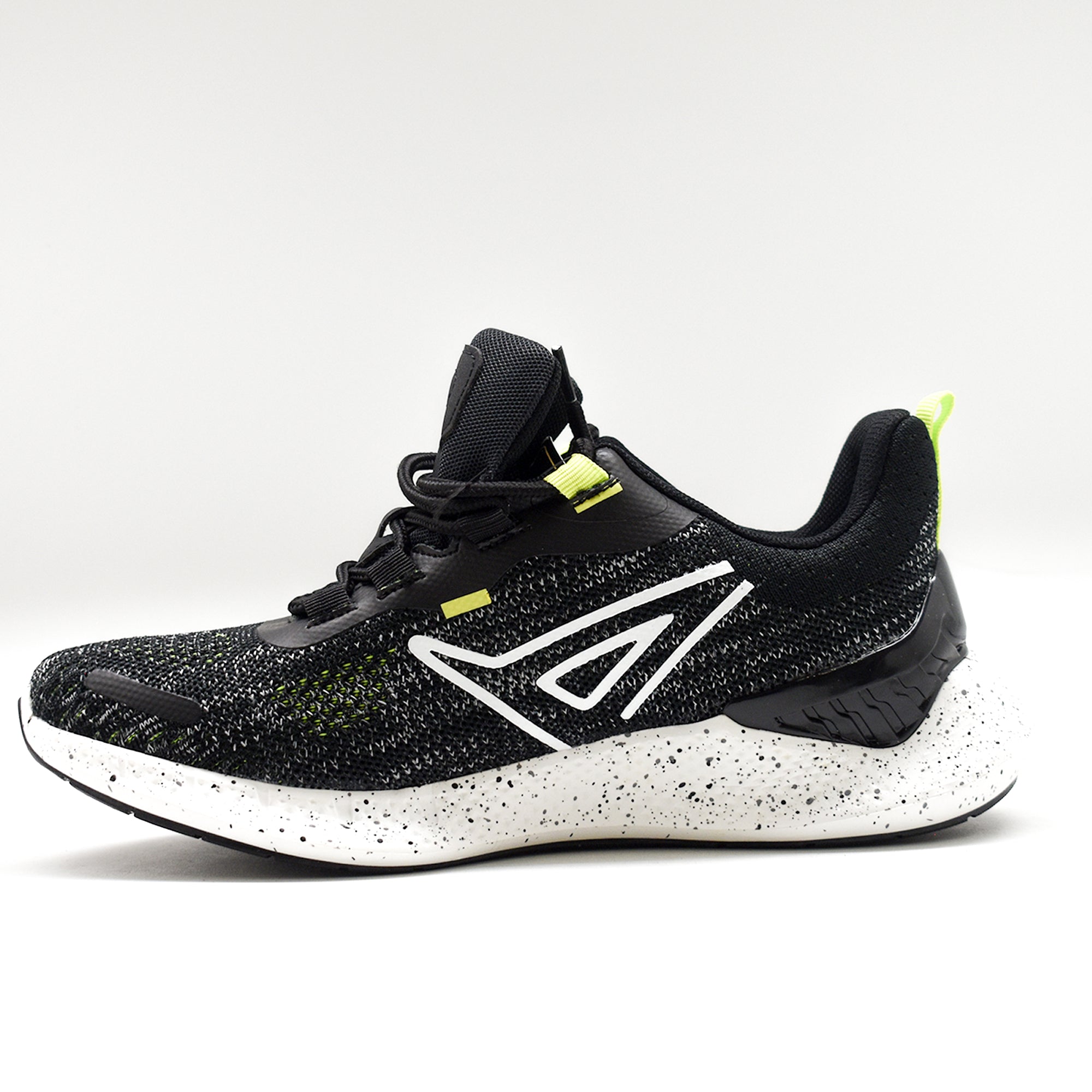 legea-drilled-scarpe-da-running-nera-giallo-fluo-39 image 3
