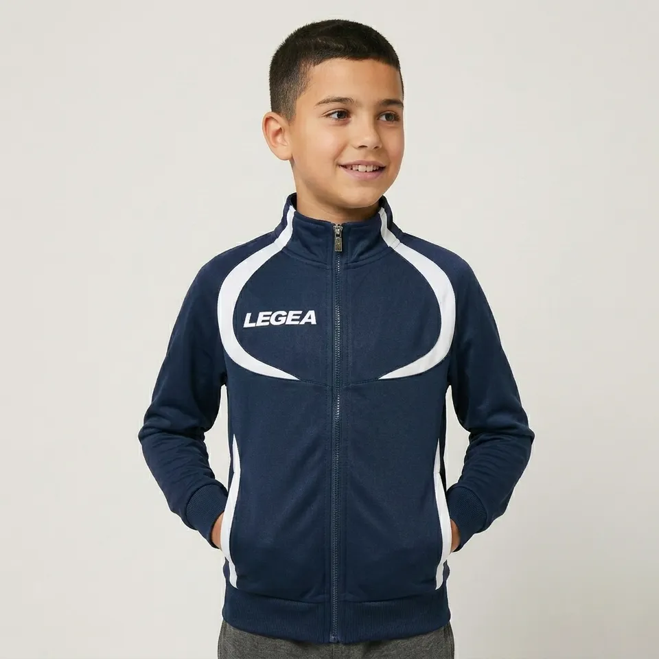 legea-singapore-giacca-con-zip-in-poliestere-blu-xs-taglie-piccole image 1