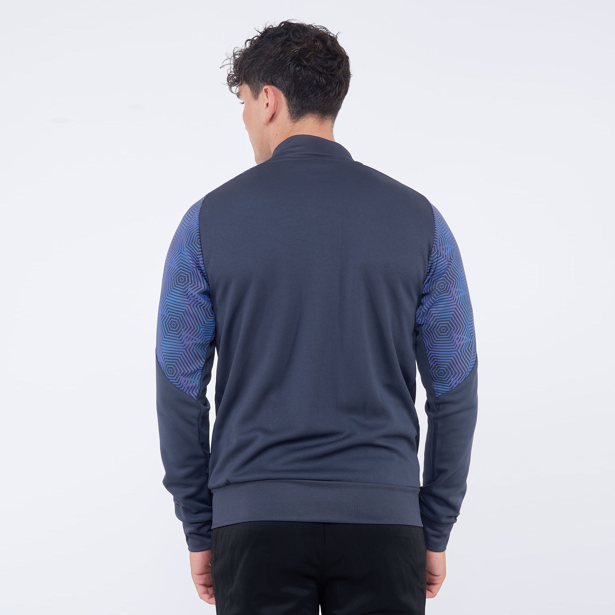 legea-manila-giacca-con-zip-grigio-scuro-turchese-l image 5