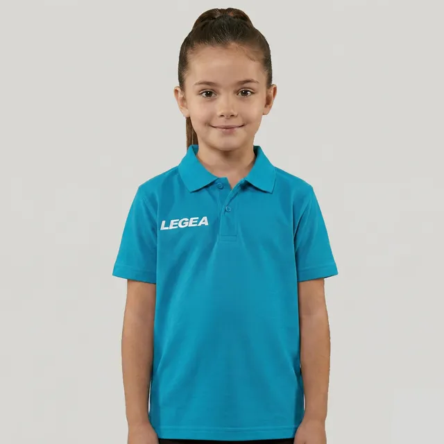 legea-polo-sud-gold-bambino-manica-corta-celeste-2xs image 1