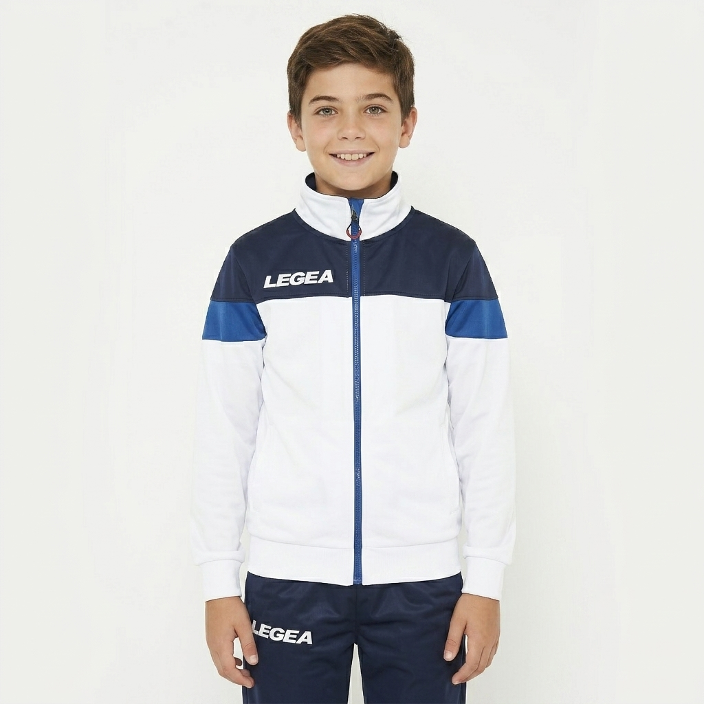 legea-bolivia-giacca-sportiva-bianco-blu-2xs image 1