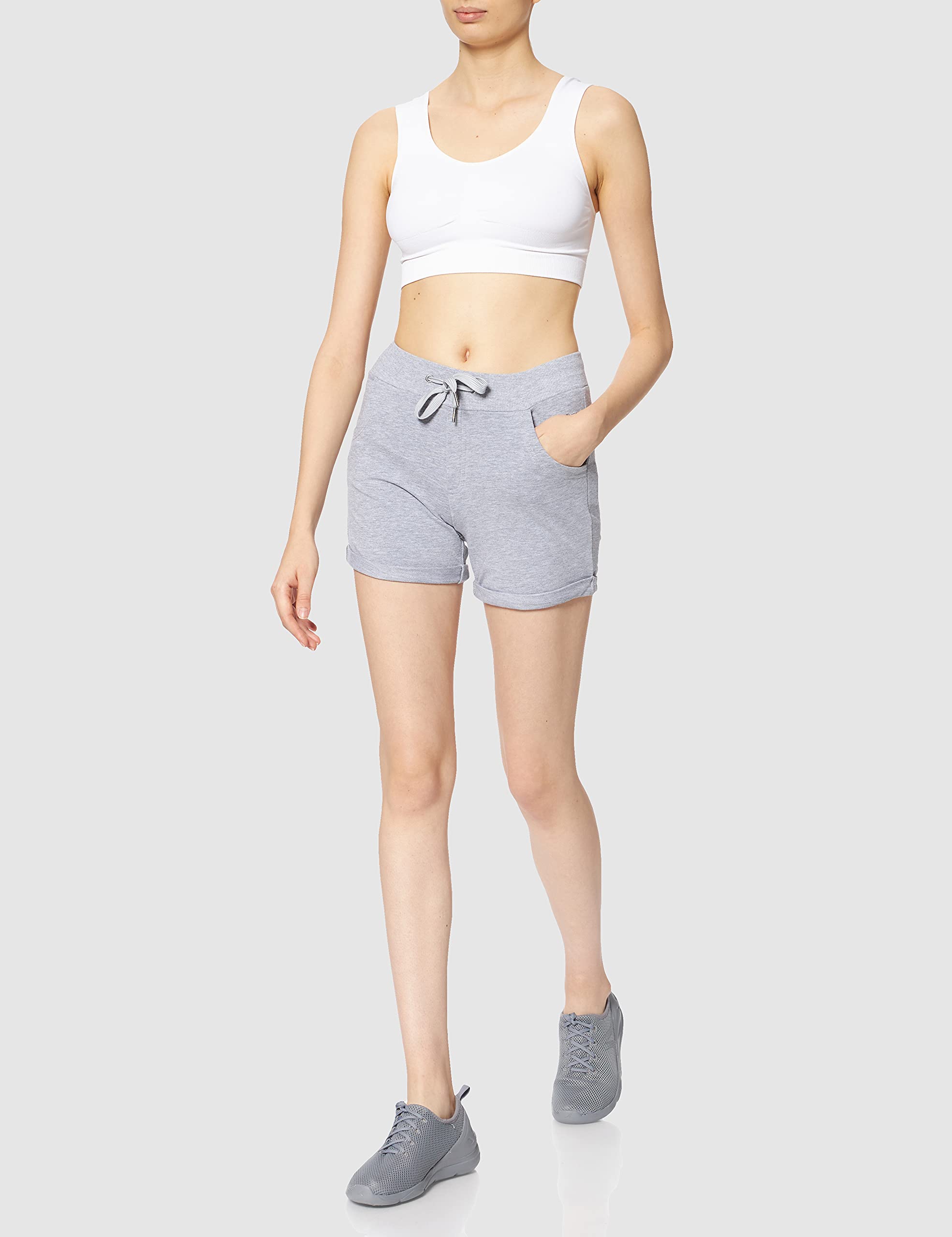 cmp-bermuda-fitness-donna-grigio-m-42-pantaloni-corti image 2