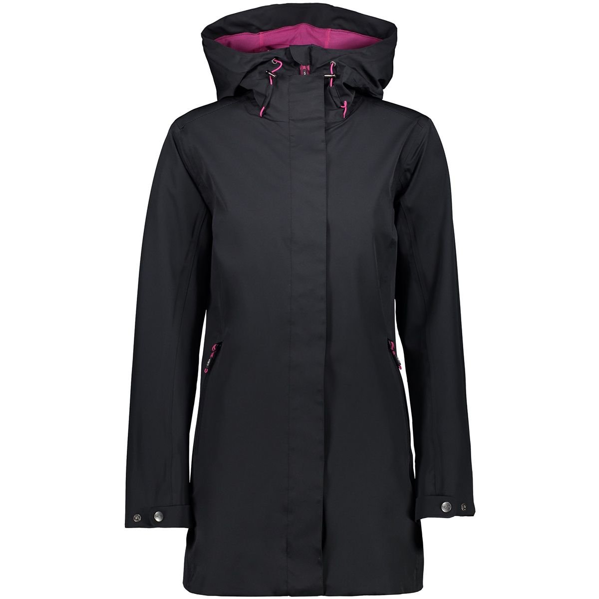 cmp-rigel-giacca-lunga-elasticizzata-donna-con-cappuccio-fisso image 6