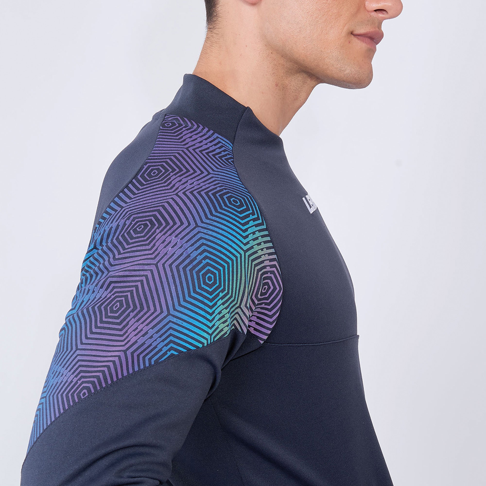 legea-giacca-con-zip-petra-grigio-scuro-turchese-l image 3