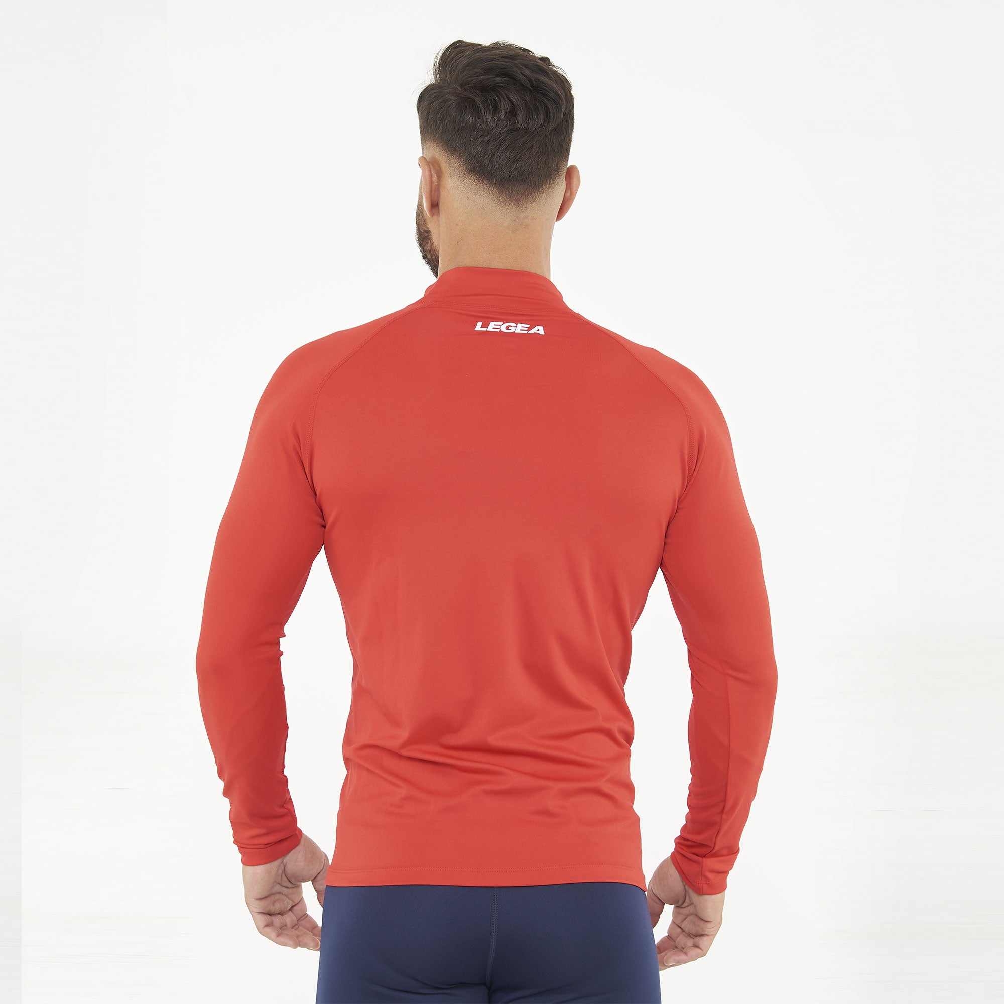 legea-ironboy-long-maglia-termica-allenamento-rosso-xs-s image 2