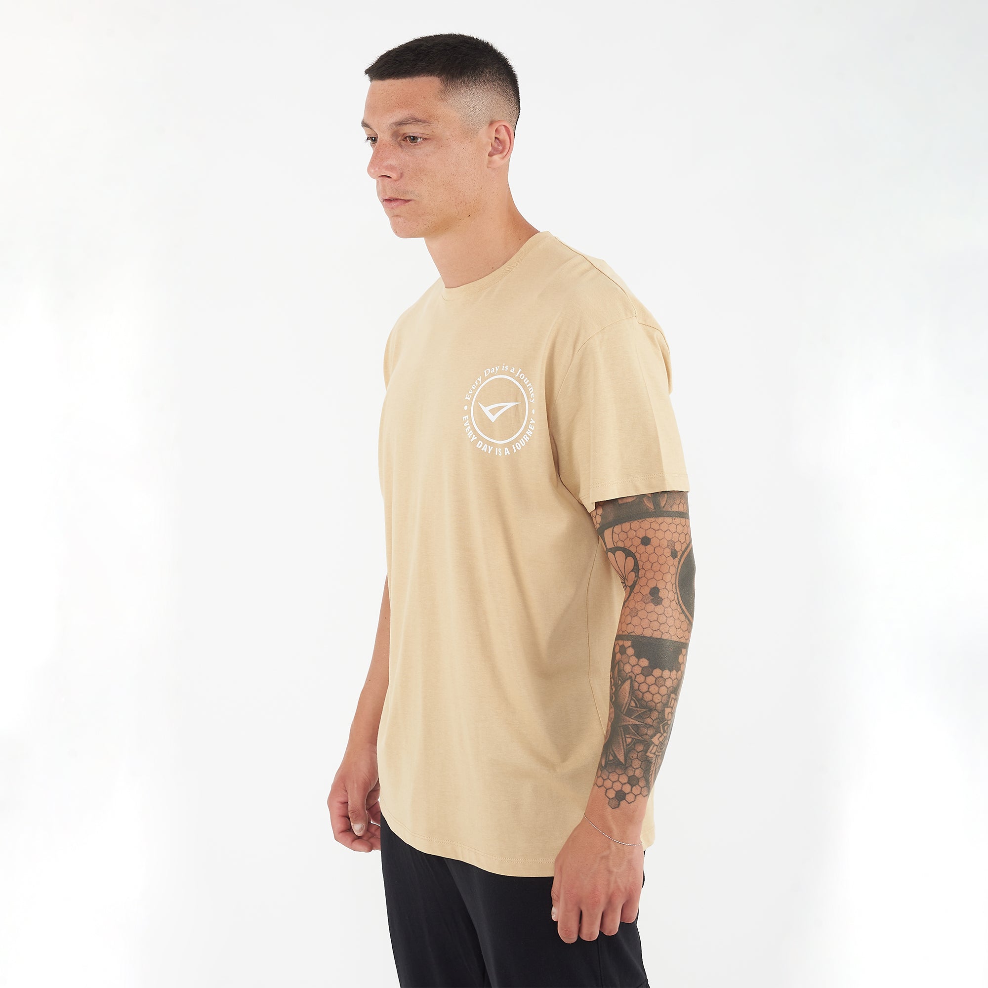 legea-traveller-t-shirt-in-cotone-loose-beige-l image 5