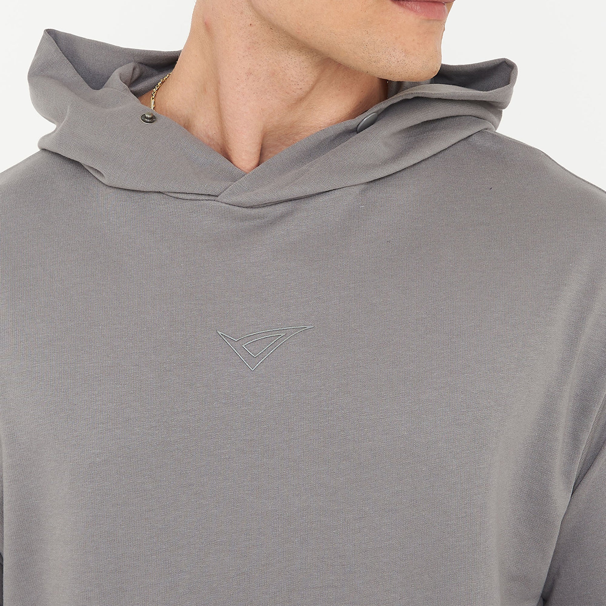 legea-felpa-unisex-f-boxy-con-cappuccio-grigio-scuro-l image 3