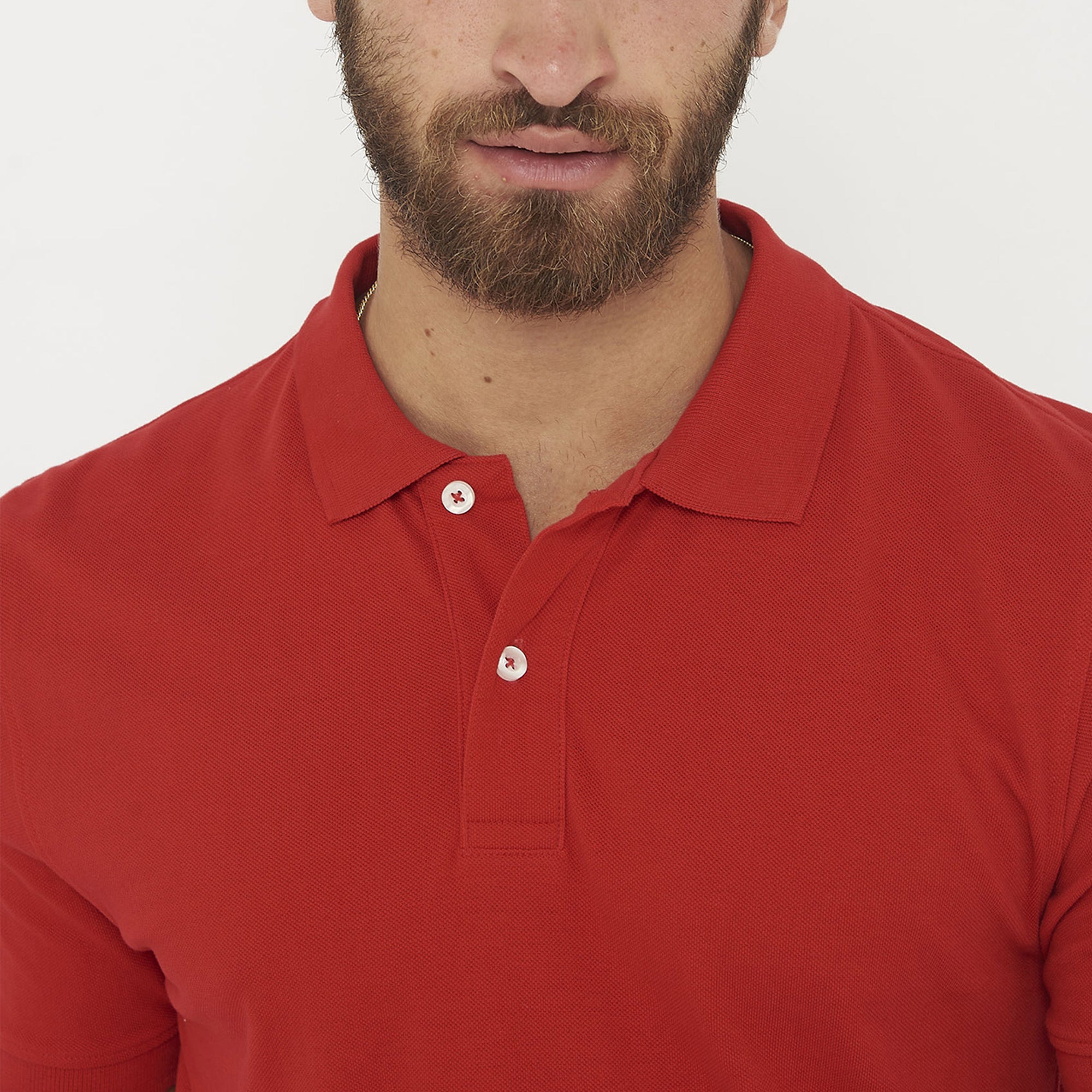 legea-ariete-polo-in-cotone-rosso-xl image 5