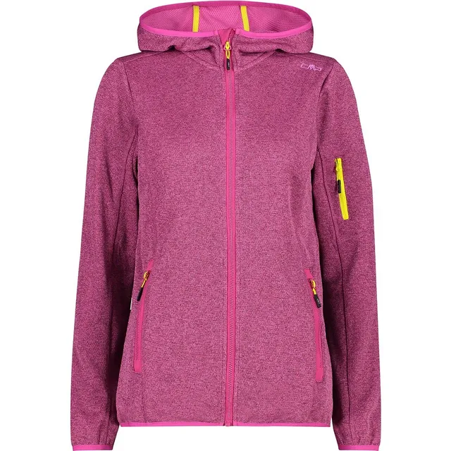 cmp-rigel-giacca-in-pile-leggero-donna-con-cappuccio-in-maglia image 1