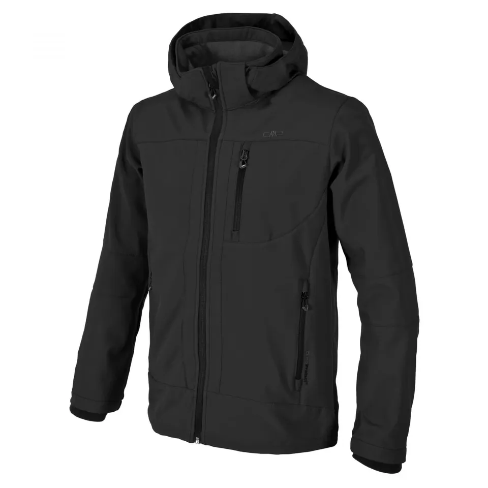 cmp-3a01787n-giacca-uomo-in-softshell-con-cappuccio-staccabile image 1