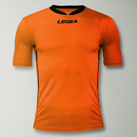 legea-dusseldorf-maglia-calcio-maniche-corte-arancio-nero-s image 1