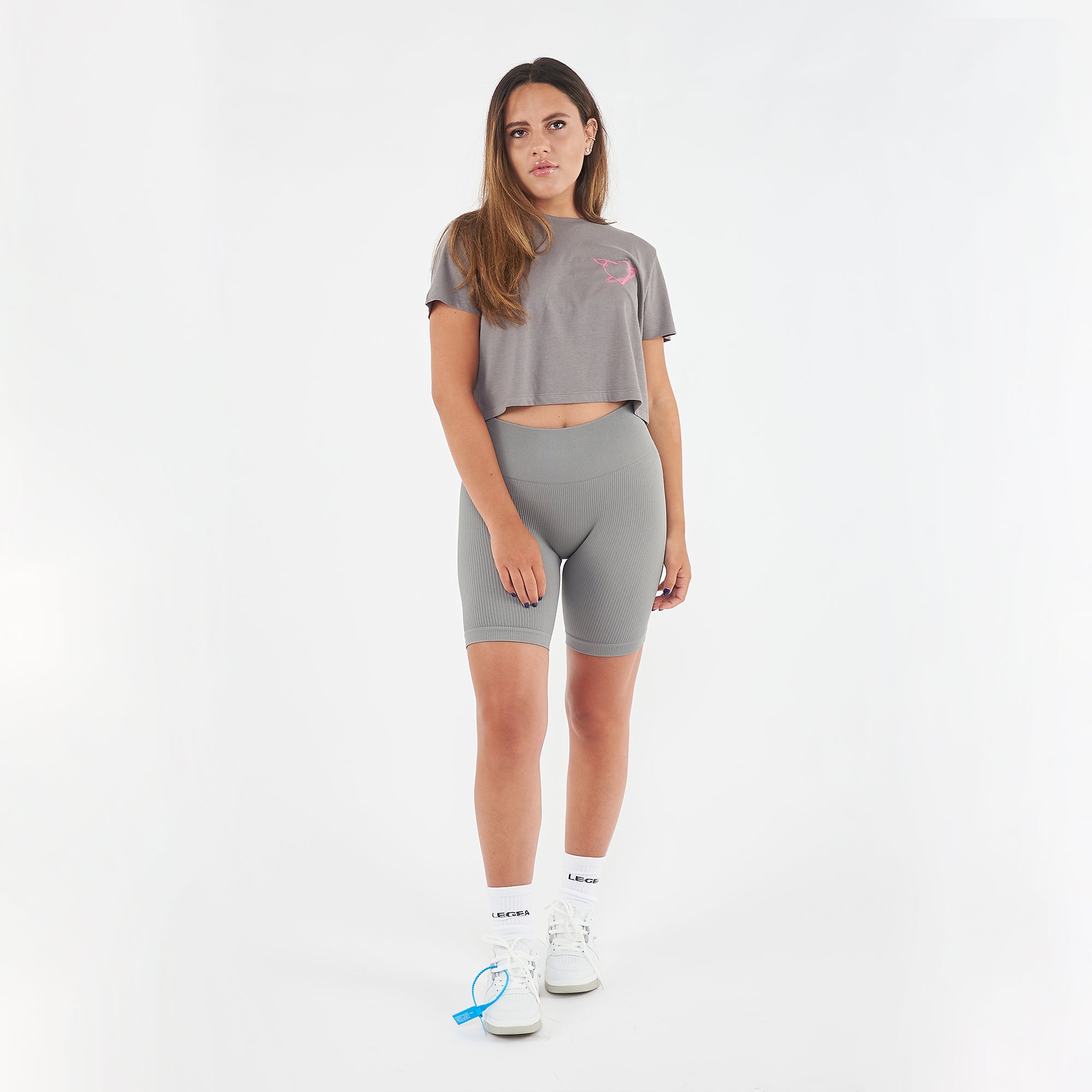 legea-special-t-shirt-crop-top-in-cotone-piombo-xs image 5