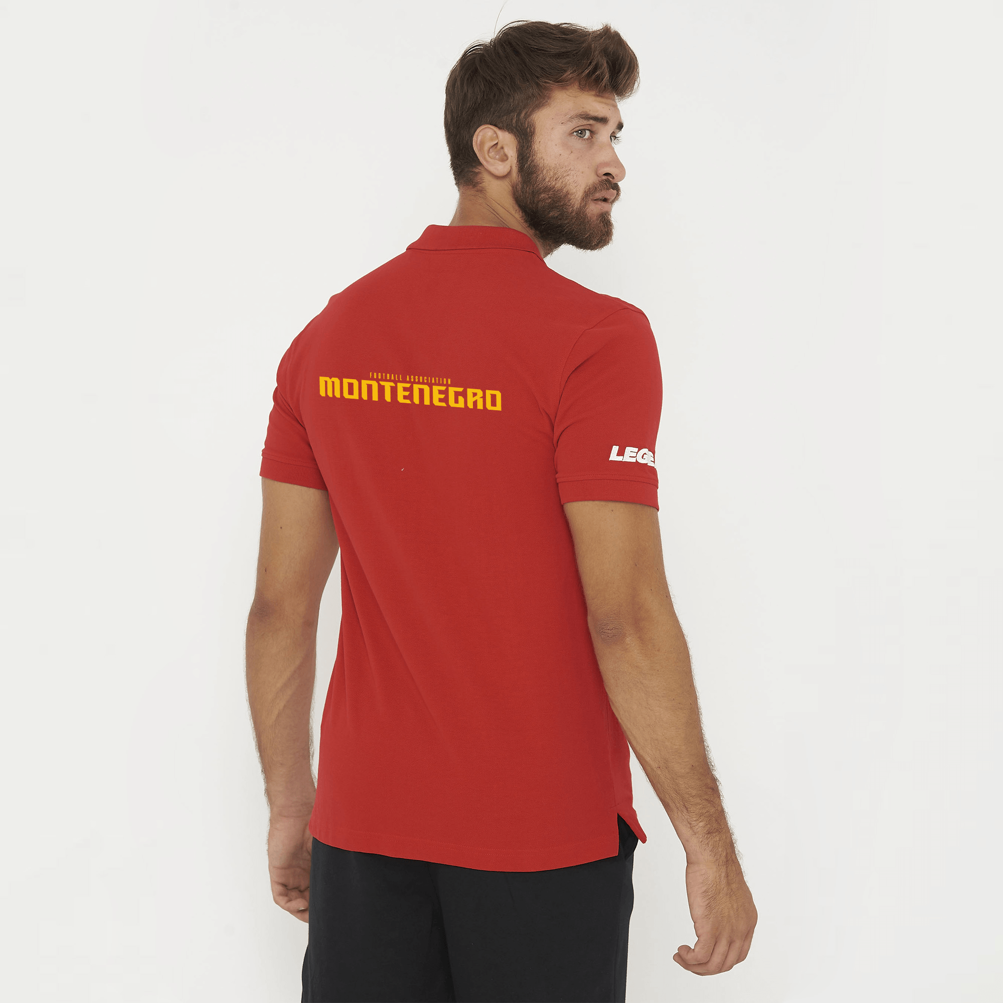 legea-ariete-polo-in-cotone-rossa-montenegro image 2