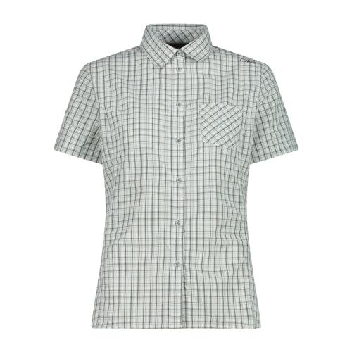 cmp-rahmsy-camicia-donna-maniche-corte-a-quadri-dry-function-upf-30 image 4