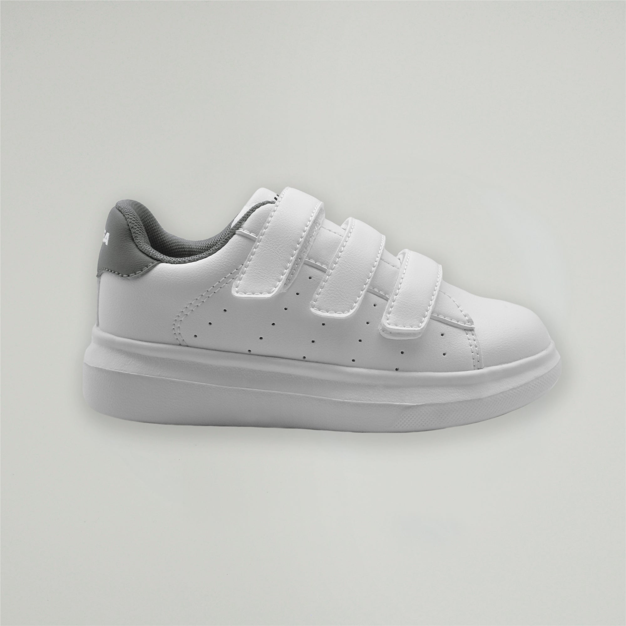 legea-ten-scarpe-tennis-bambino-con-strappi-bianco-grigio-32 image 1
