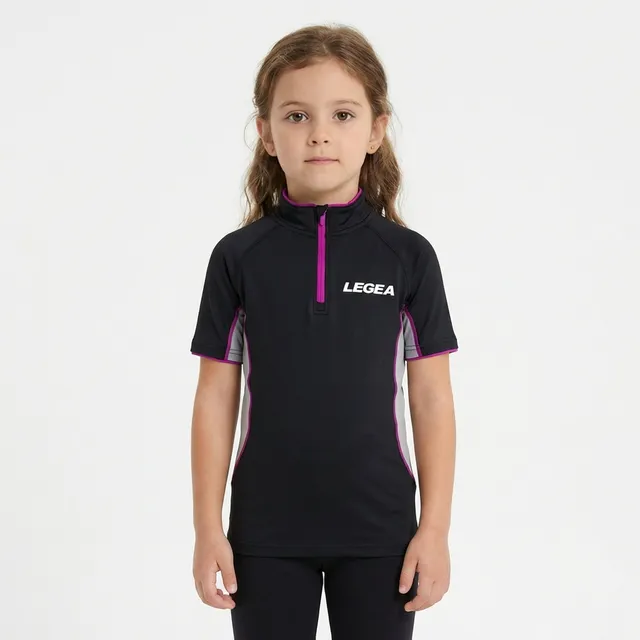 legea-boston-maglia-tecnica-allenamento-mezza-zip-nero-xs image 1