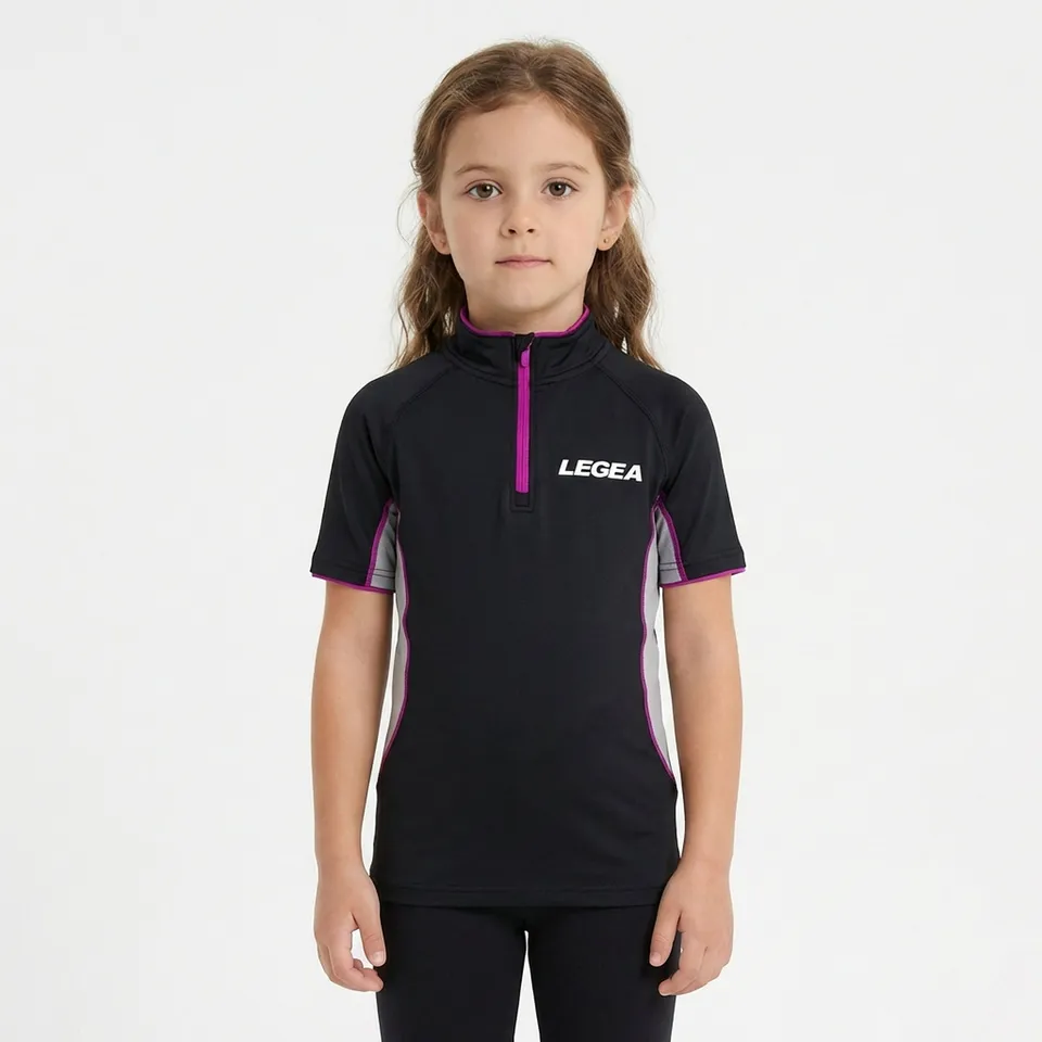 legea-boston-maglia-tecnica-allenamento-mezza-zip-nero-xs image 1