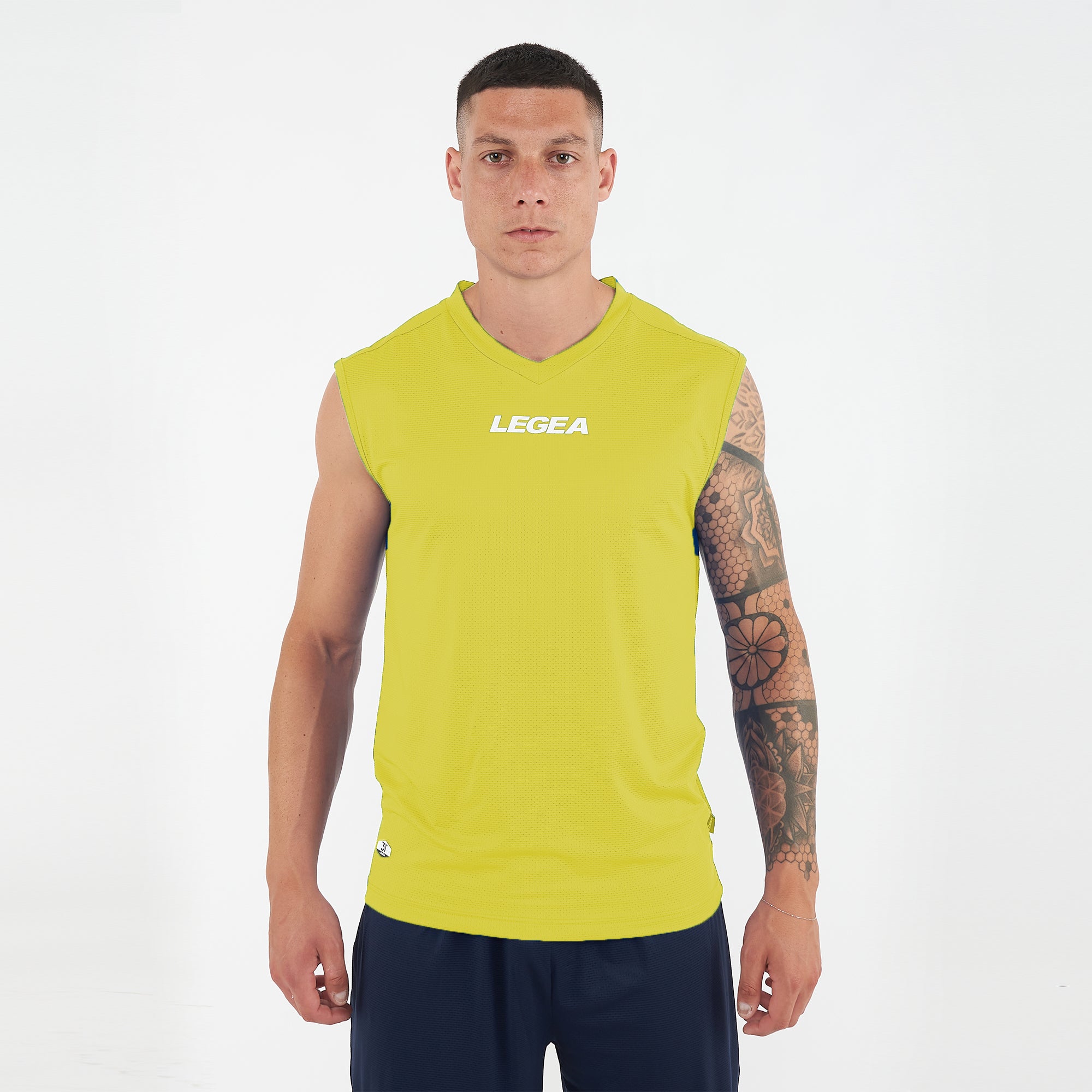 legea-canotta-basket-svevia-giallo-m-elasticizzata image 1