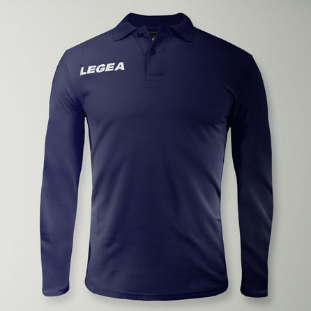 legea-nord-gold-polo-a-maniche-lunghe-blu-s image 1
