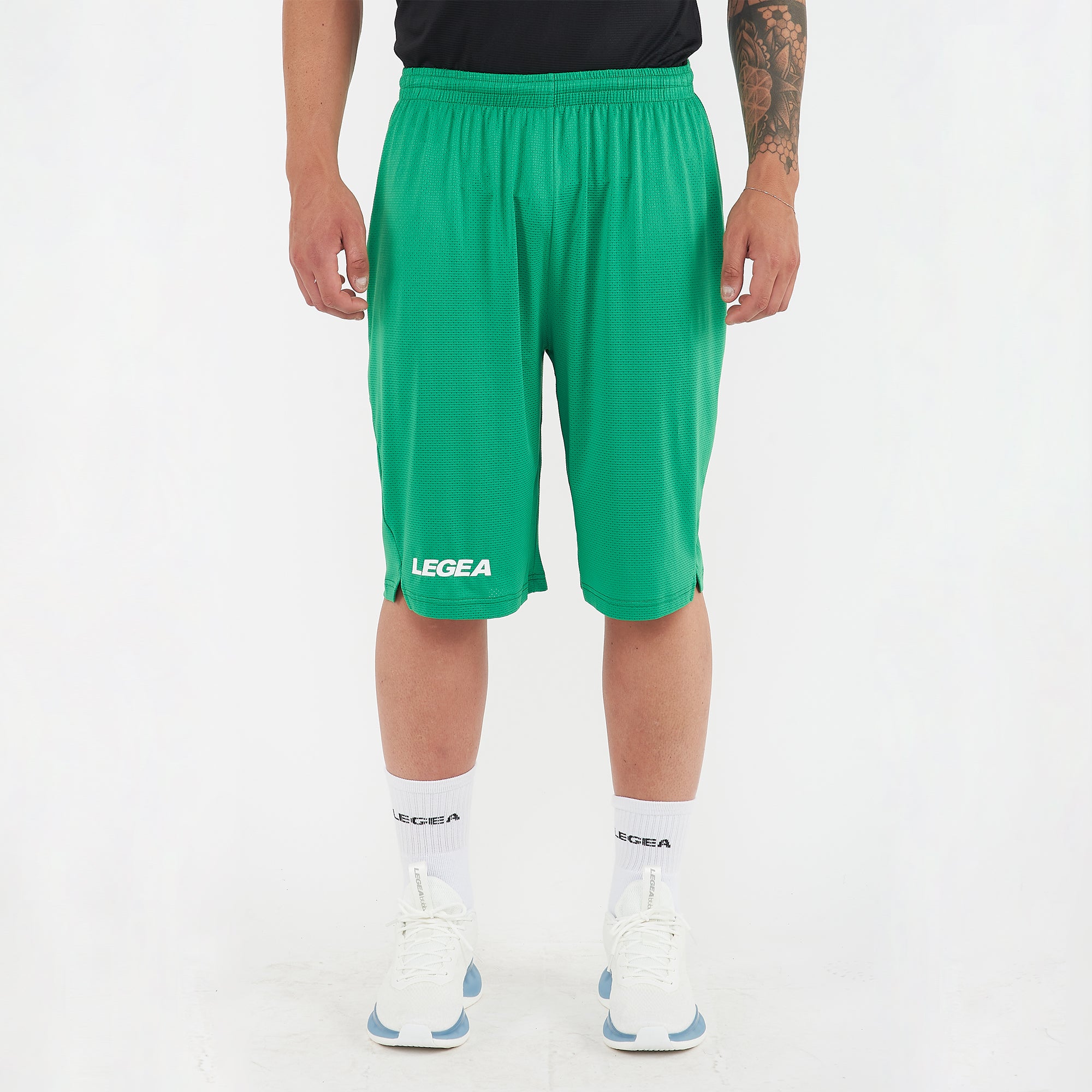 legea-cleveland-pantaloncini-poliestere-oversize-verde-3xl image 1