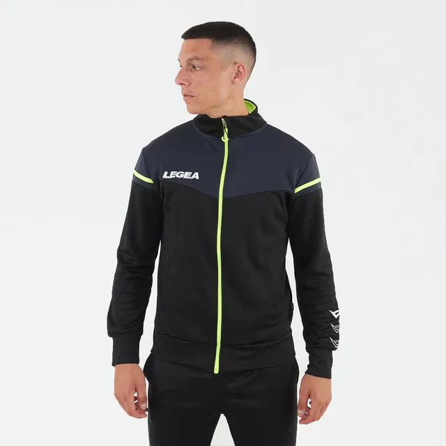 legea-sender-giacca-sportiva-con-zip-nero-grigio-2xl image 1
