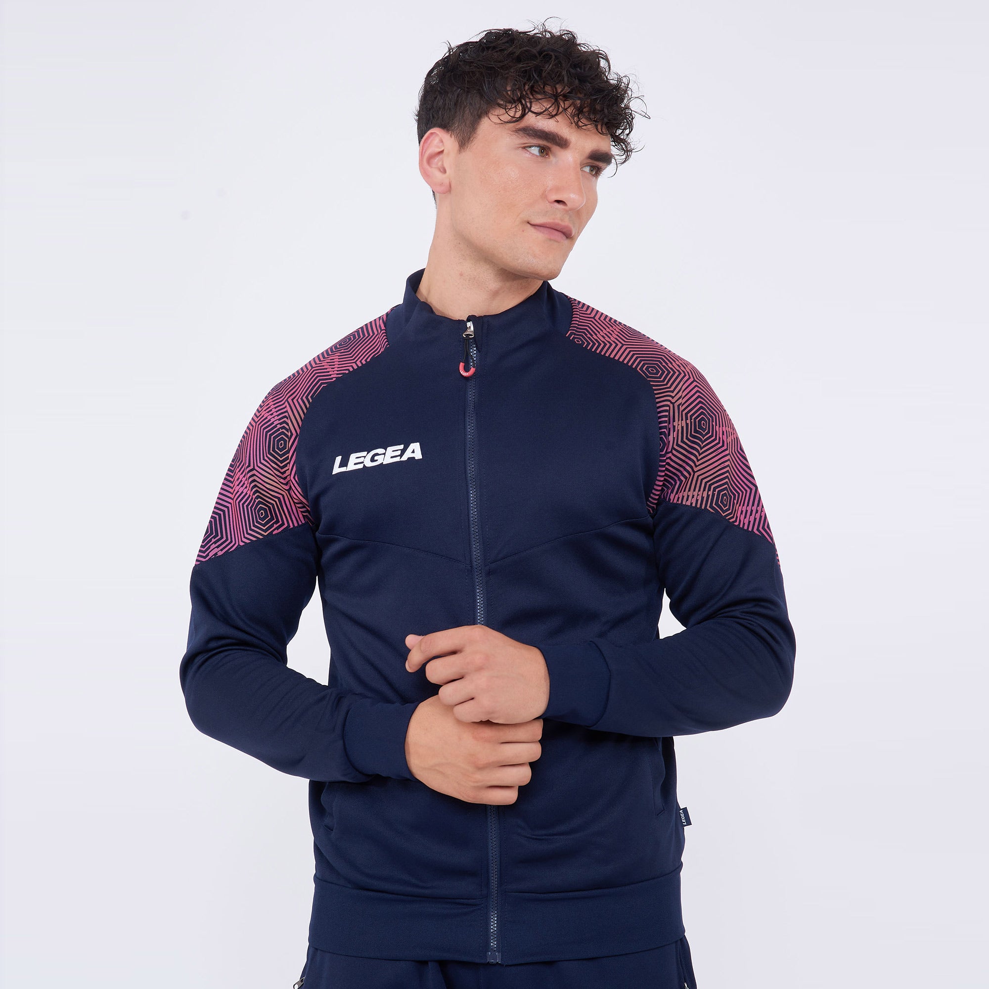 legea-giacca-zip-manila-blu-pesca-neon-s image 1
